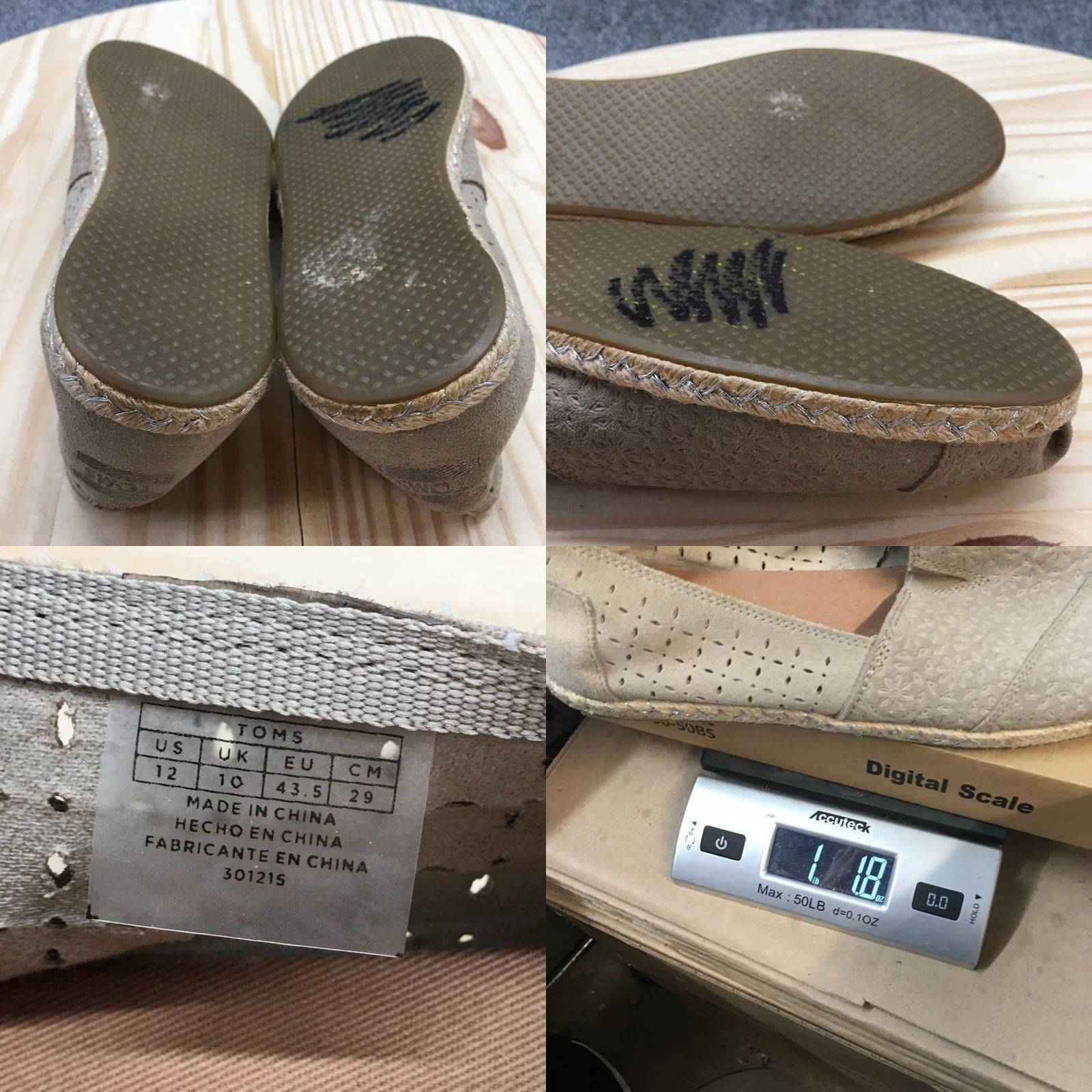 Toms TOMS Alpargatas Womens Slip-On Brown Floral Comfort Casual Flat 12 Sh Size XL / US 12-14 / IT 48-50 - 9 Thumbnail