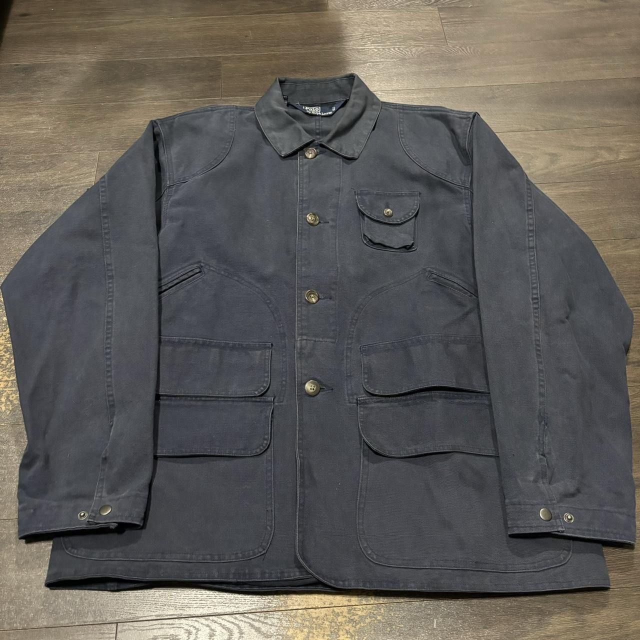image of Polo Ralph Laurent Chore Jacket From The 90's in Navy, Men's (Size Large)