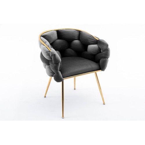 Designer × Homemade Luxury modern simple leisure velvet single sofa chair bedroo Size US L / EU 52-54 / 3 - 7 Thumbnail