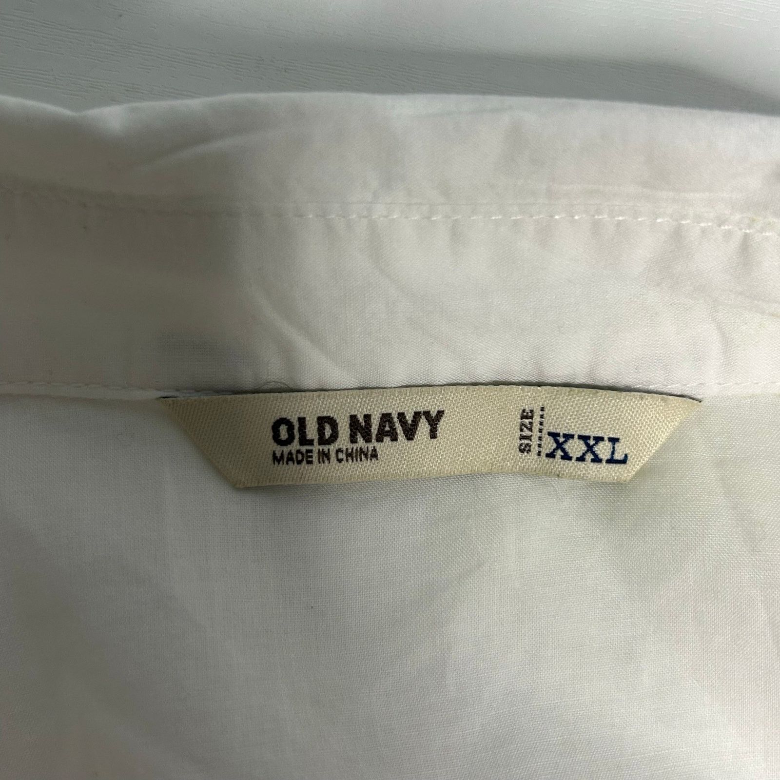 Old Navy Old Navy White Sheer Button Down Shirt XXL Size XXL / US 16-18 / IT 52-54 - 11 Thumbnail