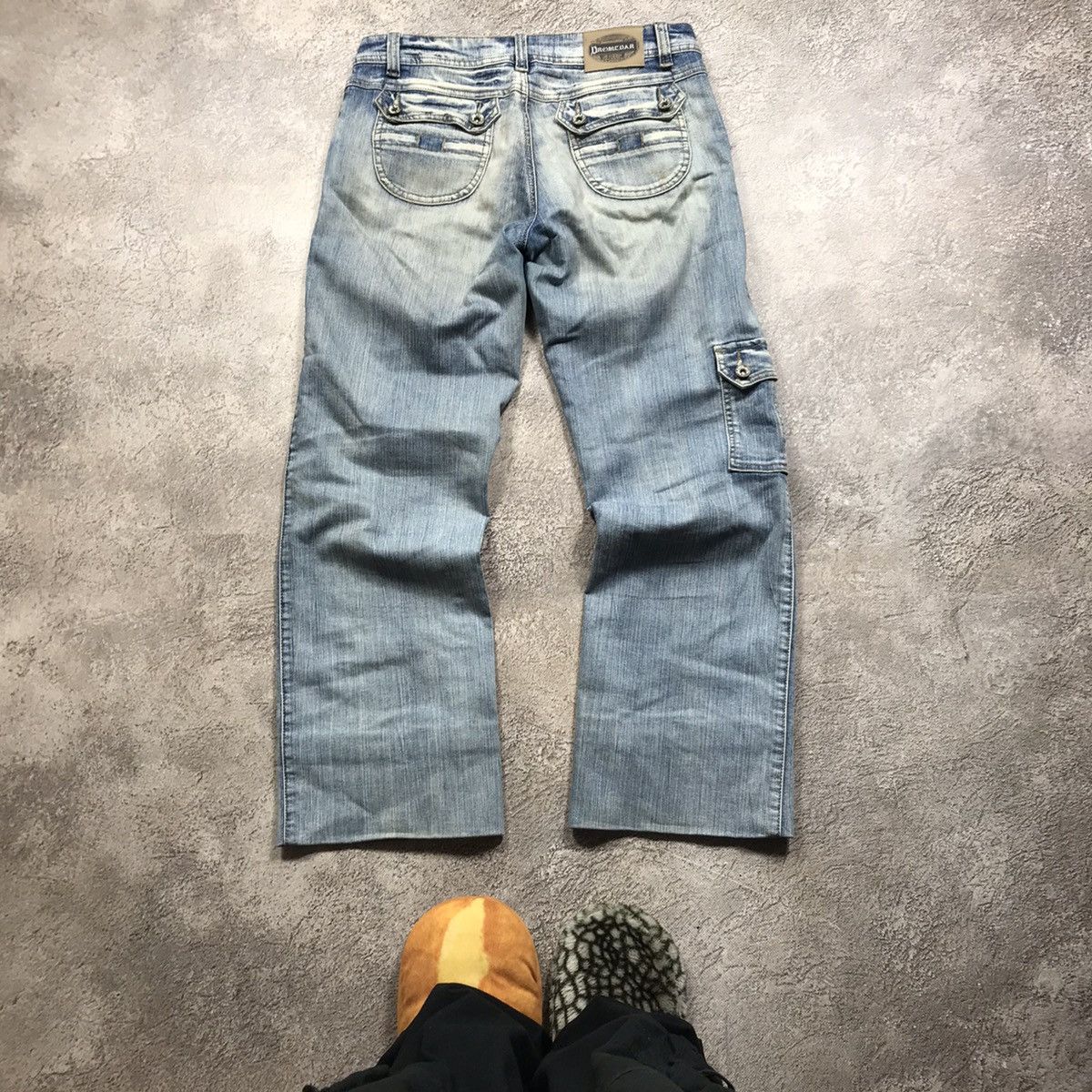 Vintage Vintage 90s Baggy Distressed Cargo Pants Grunge Thrashed 30 Size 30" / US 8 / IT 44 - 3 Thumbnail