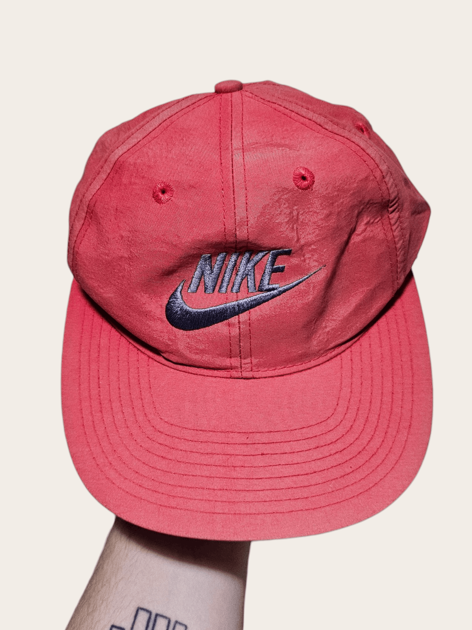 Nike Nike Logo 90's Nylon Hat Size ONE SIZE - 2 Thumbnail