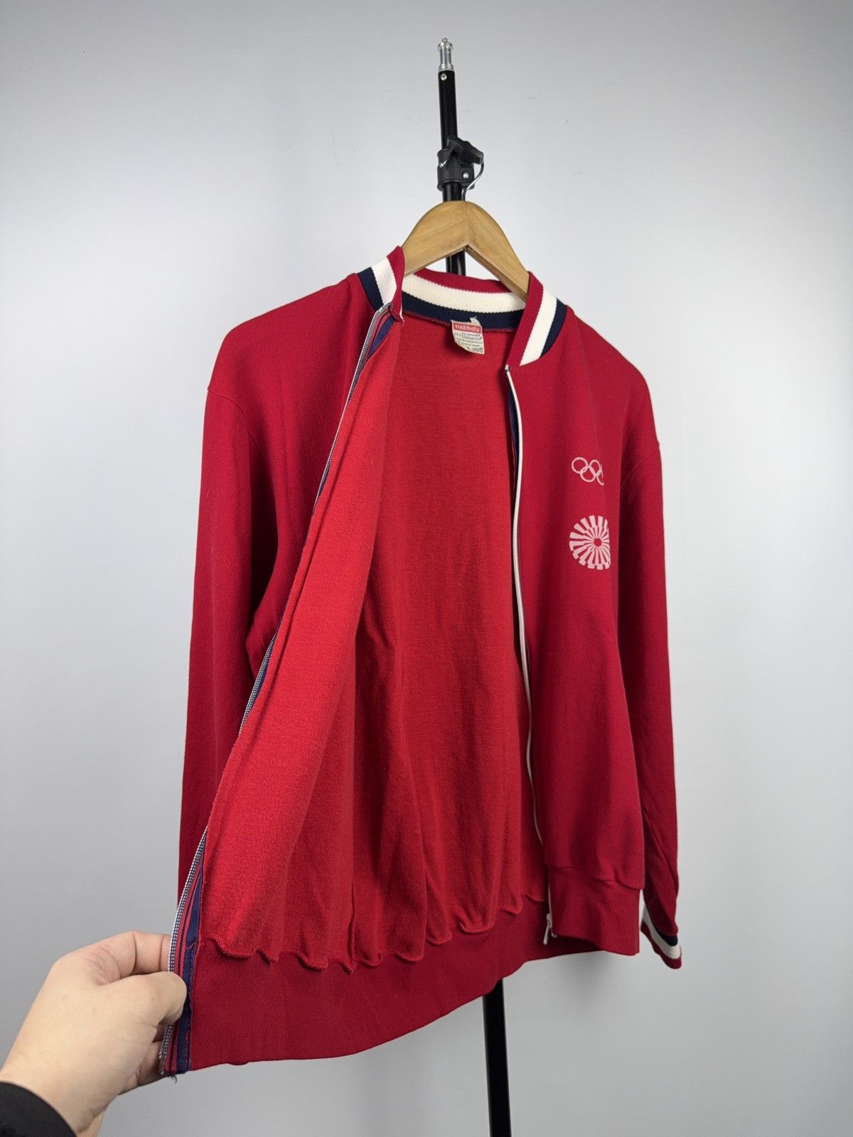 Vintage Vintage 1972 Munich Nabholz Olympic Track Jacket Swiss Made Size US S / EU 44-46 / 1 - 9 Thumbnail