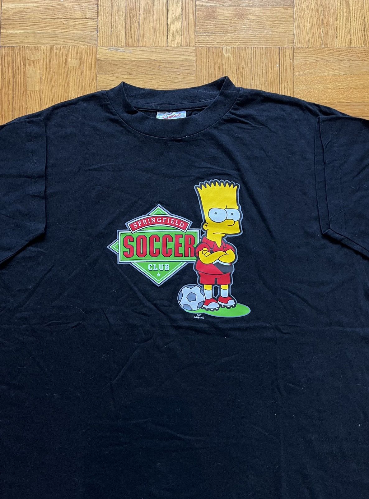 The Simpsons × Vintage Tshirt The Simpsons 2003 Vintage Football Size US XL / EU 56 / 4 - 1 Thumbnail