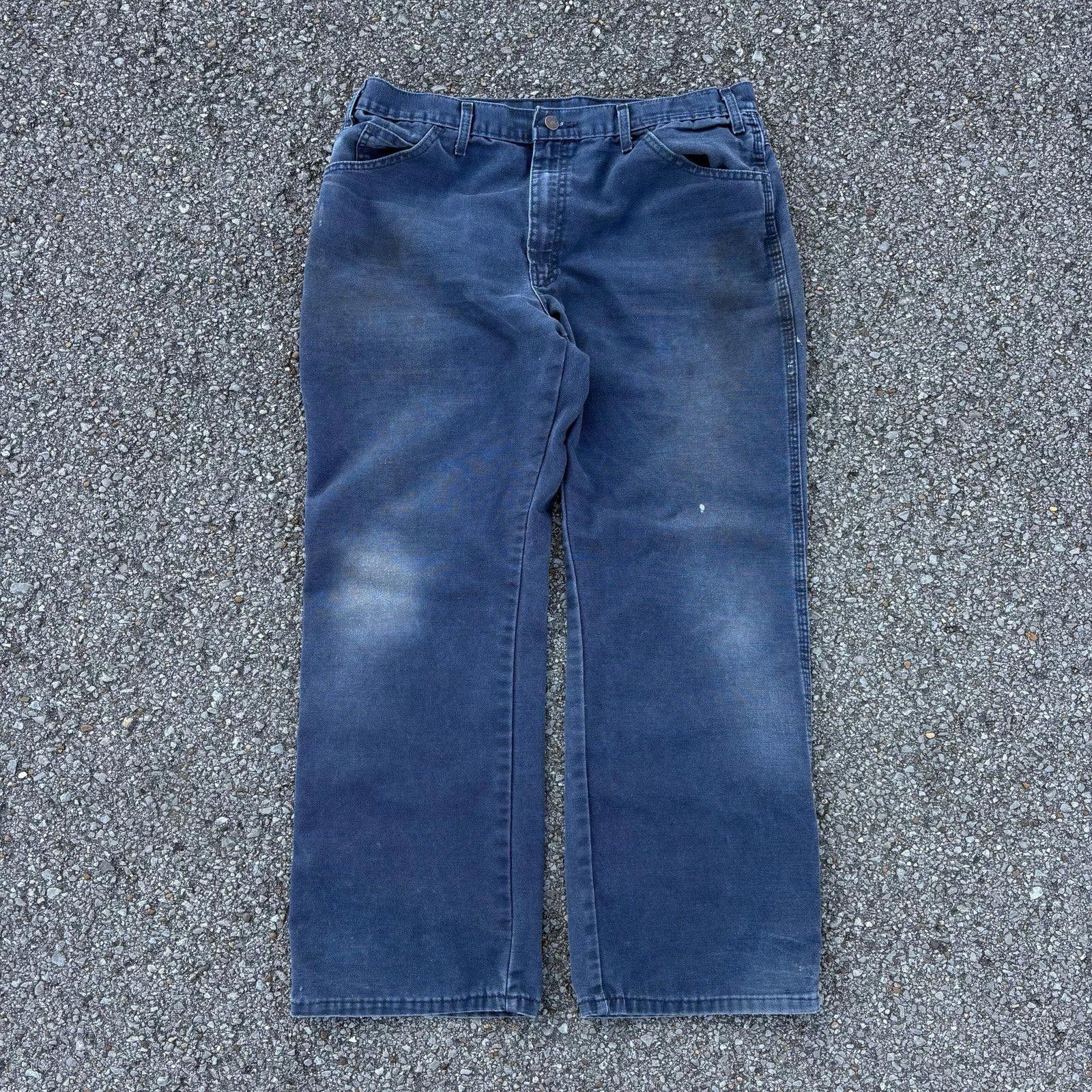 Carhartt Vintage 90s navy carhartt style pants Size US 34 / EU 50 - 2 Thumbnail