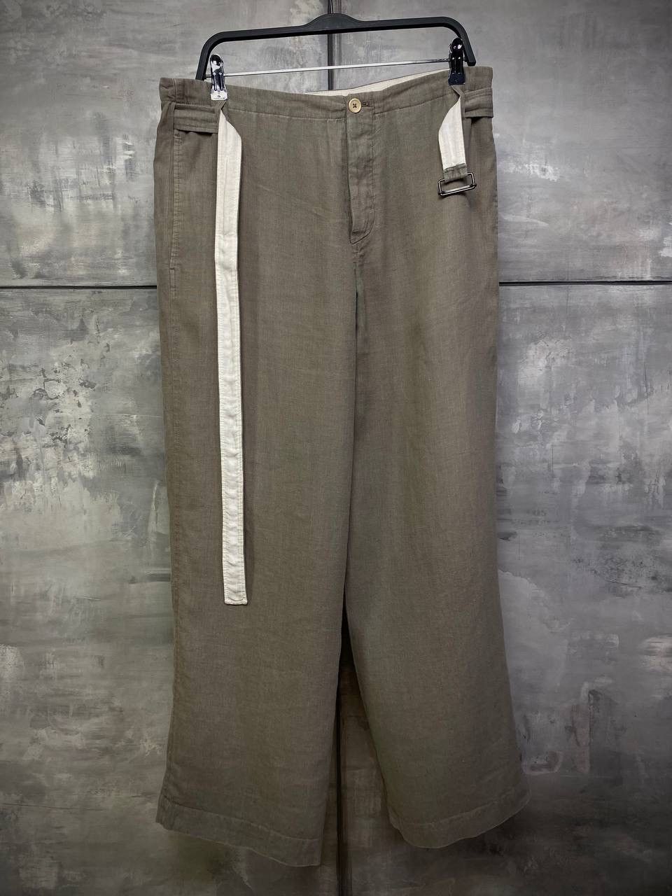 Ann Demeulemeester Hemp pants with belt M Size US 30 / EU 46 - 4 Thumbnail