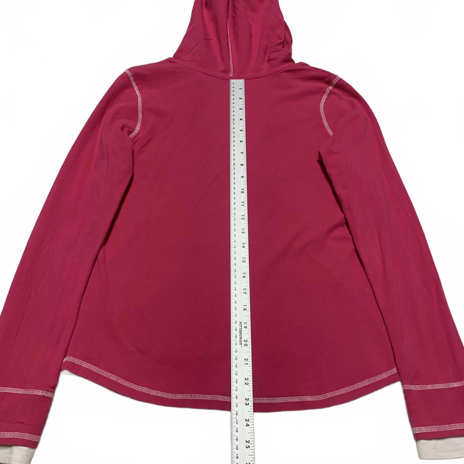 Other JU MORETULTRA Women's M Pink Hooded Long Sleeve Top Size M / US 6-8 / IT 42-44 - 9 Thumbnail