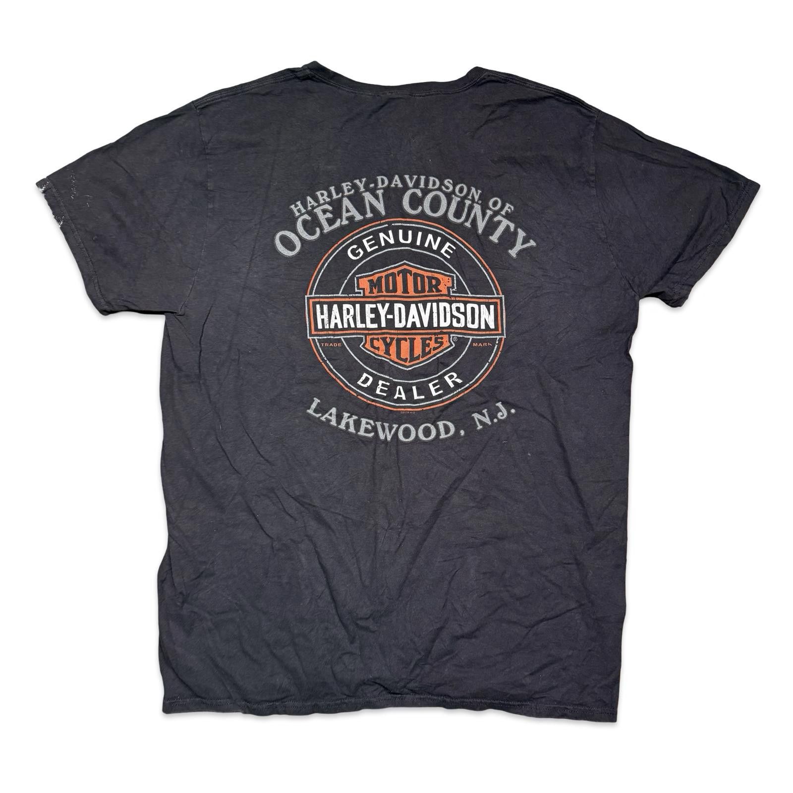 Harley Davidson Harley-Davidson Y2K Motorcycle Script T-Shirt Size US XL / EU 56 / 4 - 2 Thumbnail