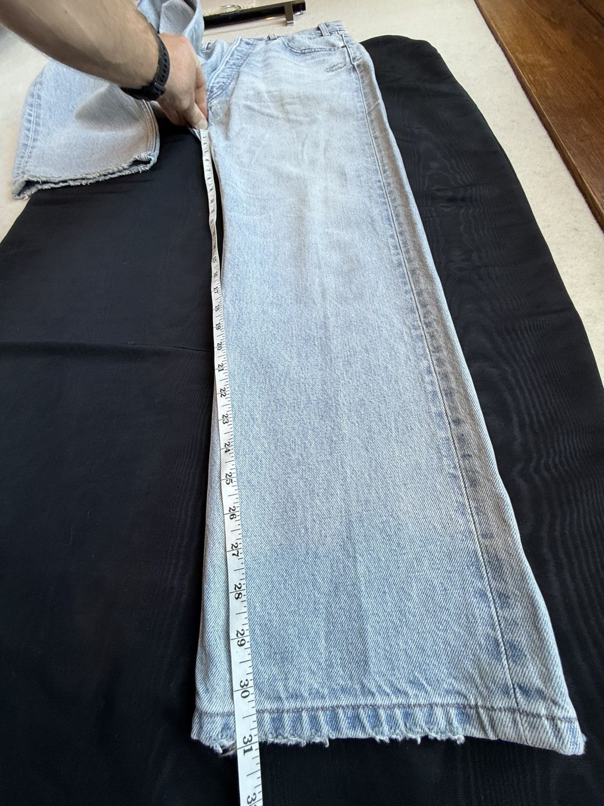 Celine $1.3k SS25 Celine knee rip Wesley jeans breezy point Hedi 30 Size US 30 / EU 46 - 12 Thumbnail