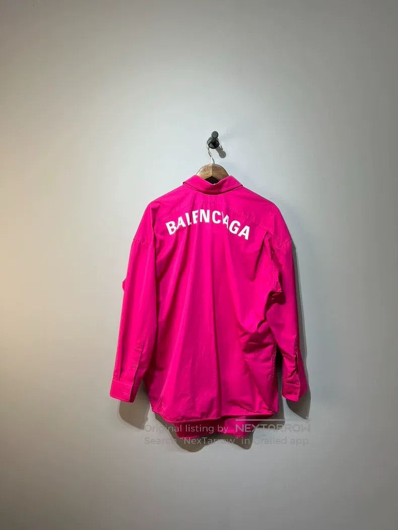 Balenciaga Balenciaga Dragon Fruit Color Shirt Jacket Size XS / US 0-2 / IT 36-38 - 2 Thumbnail