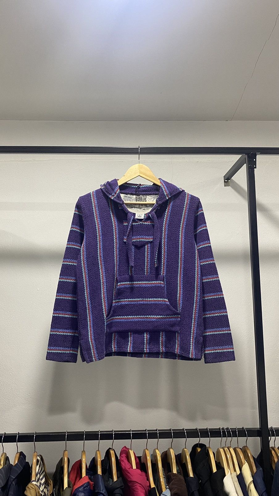 Vintage Vintage Knit Baja Hoodie Mexico 90s Size M / US 6-8 / IT 42-44 - 3 Thumbnail