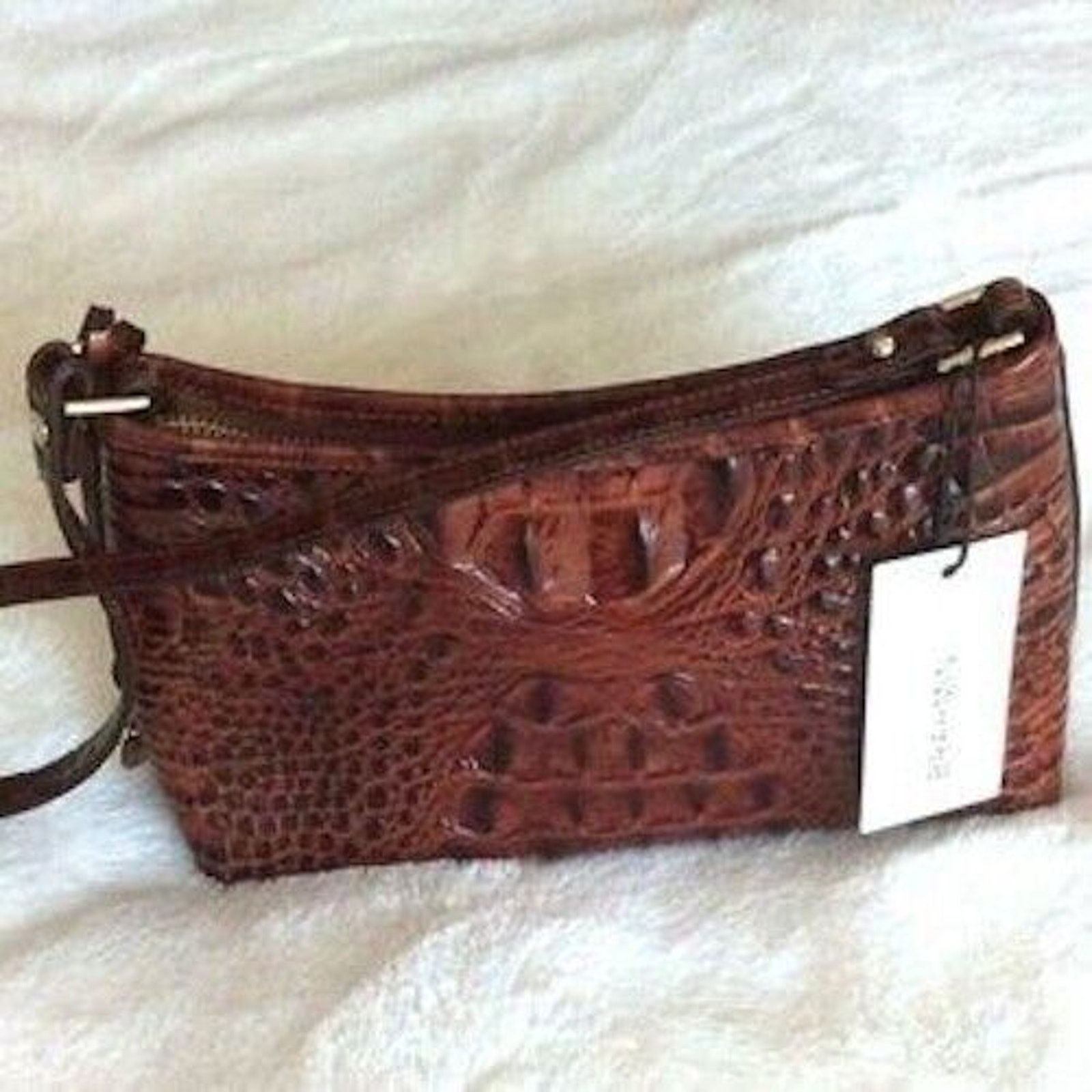 BRAHMIN BRAHMIN WOMENS MINI PECAN MELBOURNE ANYTIME HANDBAG NWT Size ONE SIZE - 4 Thumbnail