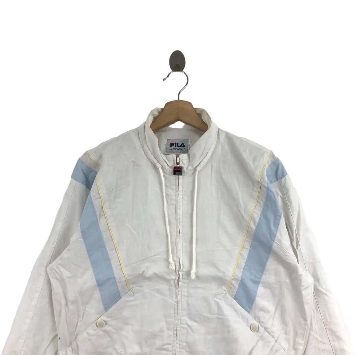 Fila Vtg FILA ITALIA MAGLIFICIO Collection Jacket Outdoor Tennis Size L / US 10 / IT 46 - 4 Thumbnail