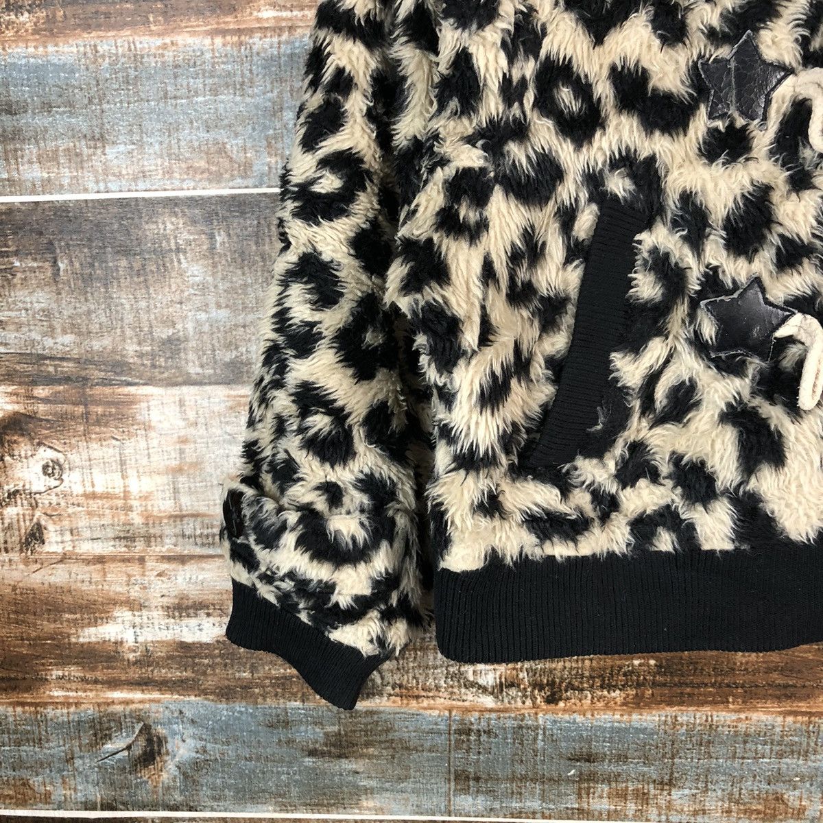 Japanese Brand World Wide Love Leopard cheetah tiger design Hoodie #A2254 Size S / US 4 / IT 40 - 7 Thumbnail