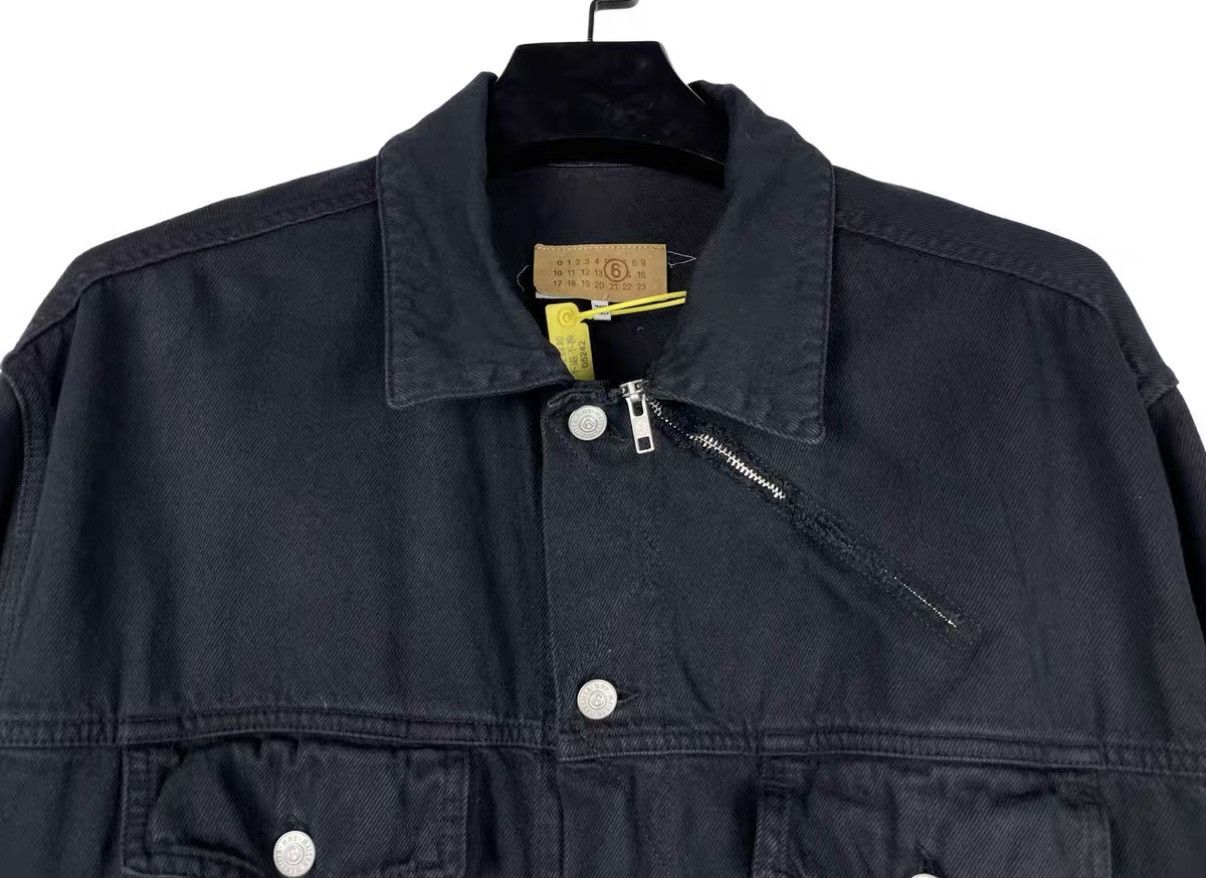 Maison Margiela Maison Margiela MM6 Neck Zip Denim Work Jacket J31 Size US S / EU 44-46 / 1 - 3 Thumbnail