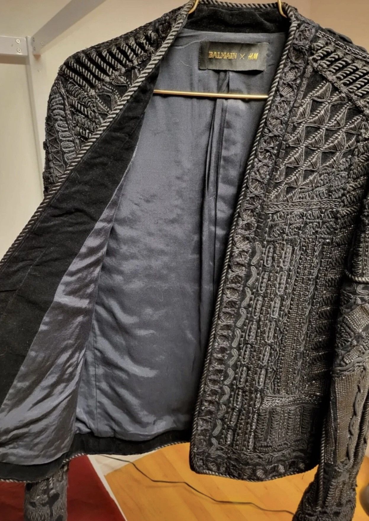 Balmain × H&M Balmain × H&M Embroidered Jacket RARE US 34R XS Size US S / EU 44-46 / 1 - 5 Thumbnail