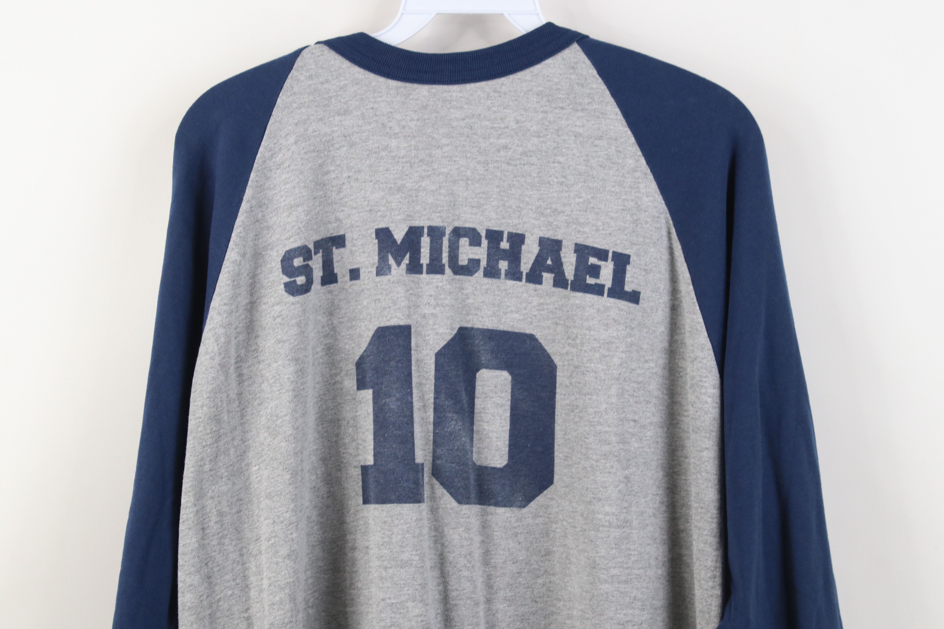 Vintage Vintage Y2K Toledo Police 3/4 Sleeve Baseball Raglan T-Shirt Size US XL / EU 56 / 4 - 11 Thumbnail