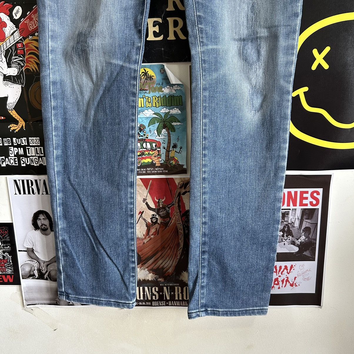 Edwin Vintage Edwin Jerseys Japanese Nice Honeycomb Design Denim Size US 32 / EU 48 - 4 Thumbnail