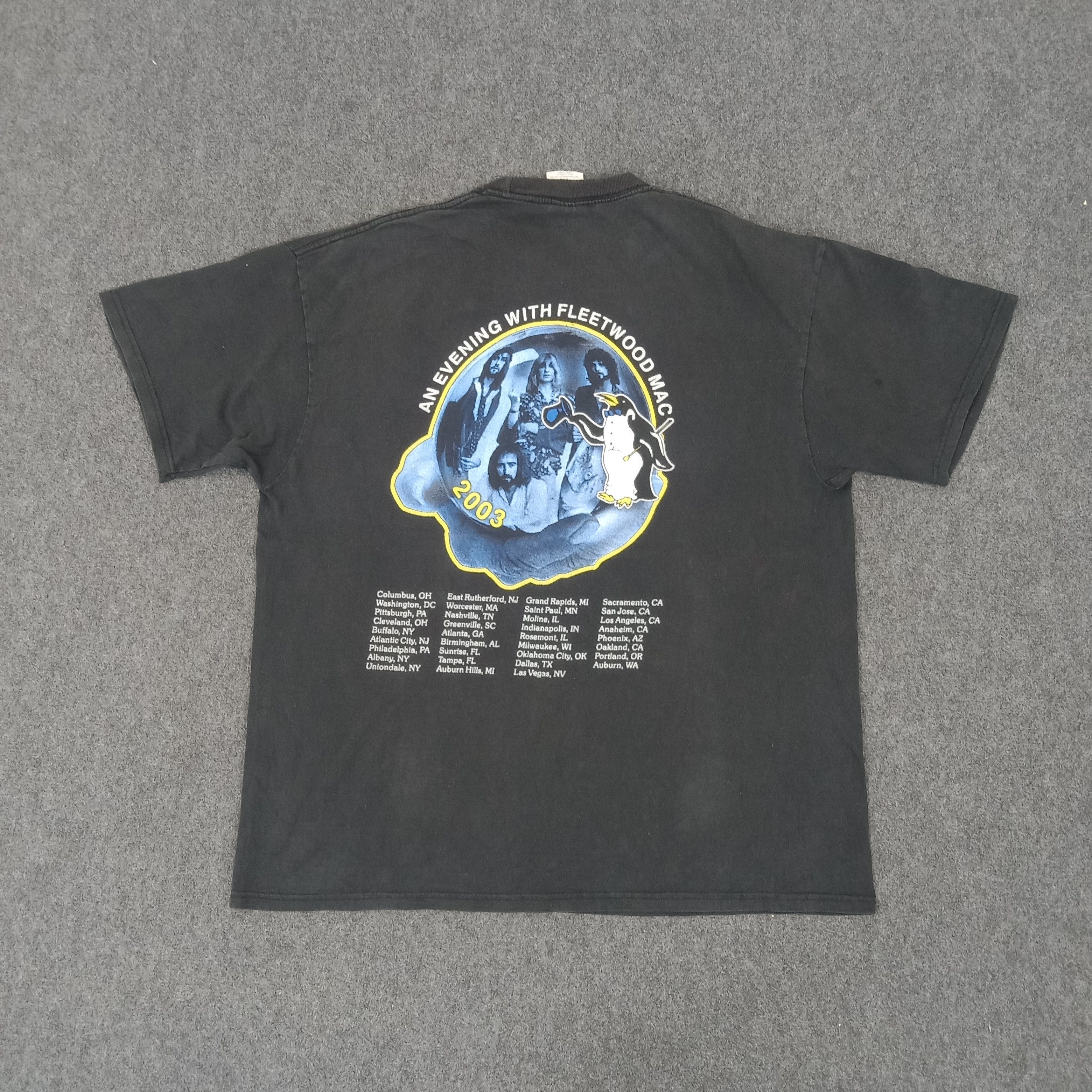 Band Tees × Vintage Fleetwood Mac American Rock Band Tour Tshirt Size US XL / EU 56 / 4 - 3 Thumbnail