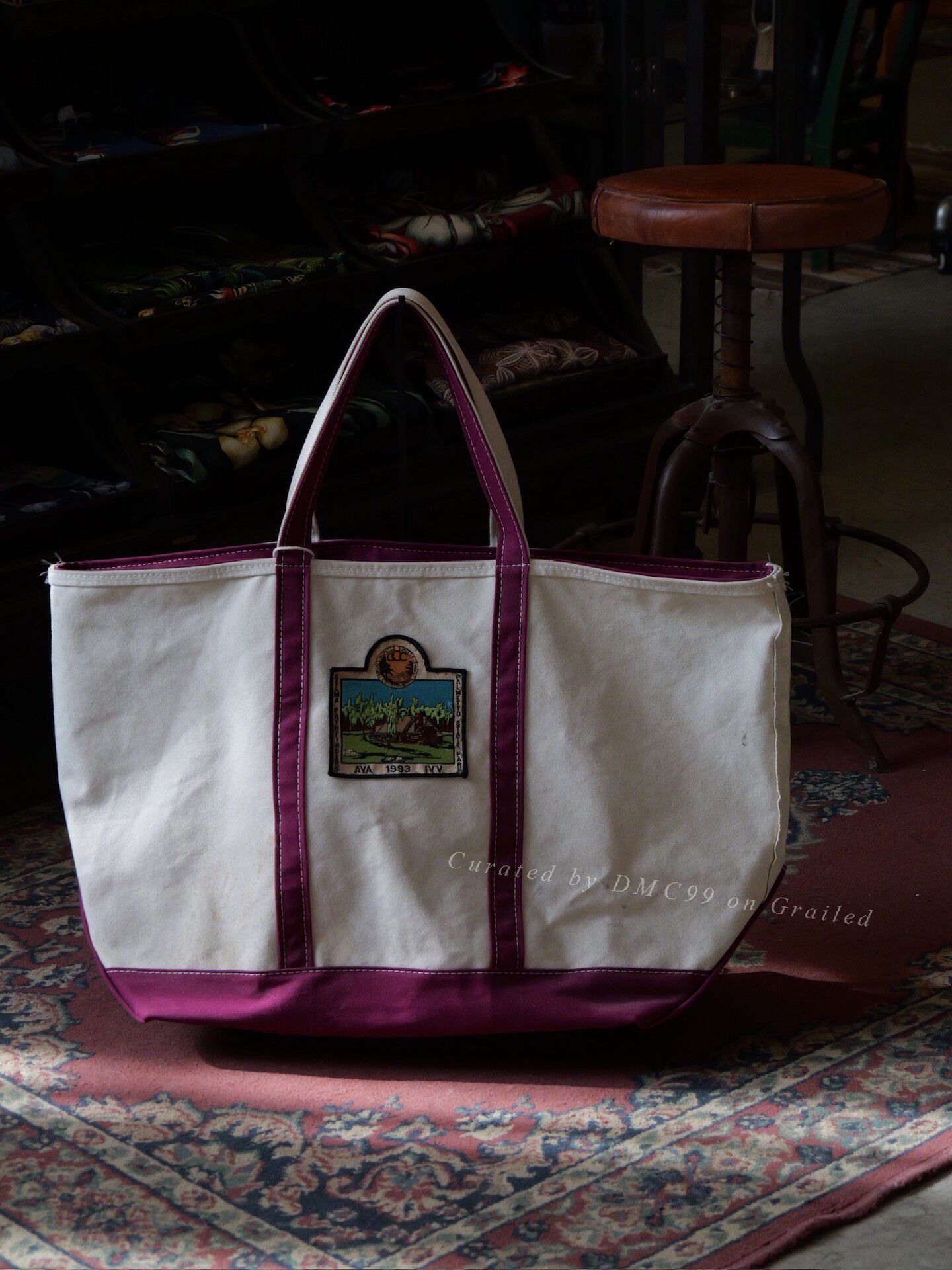 L.L. Bean L.L.Bean 1993 Oversized Canvas Bag Size ONE SIZE - 1 Thumbnail