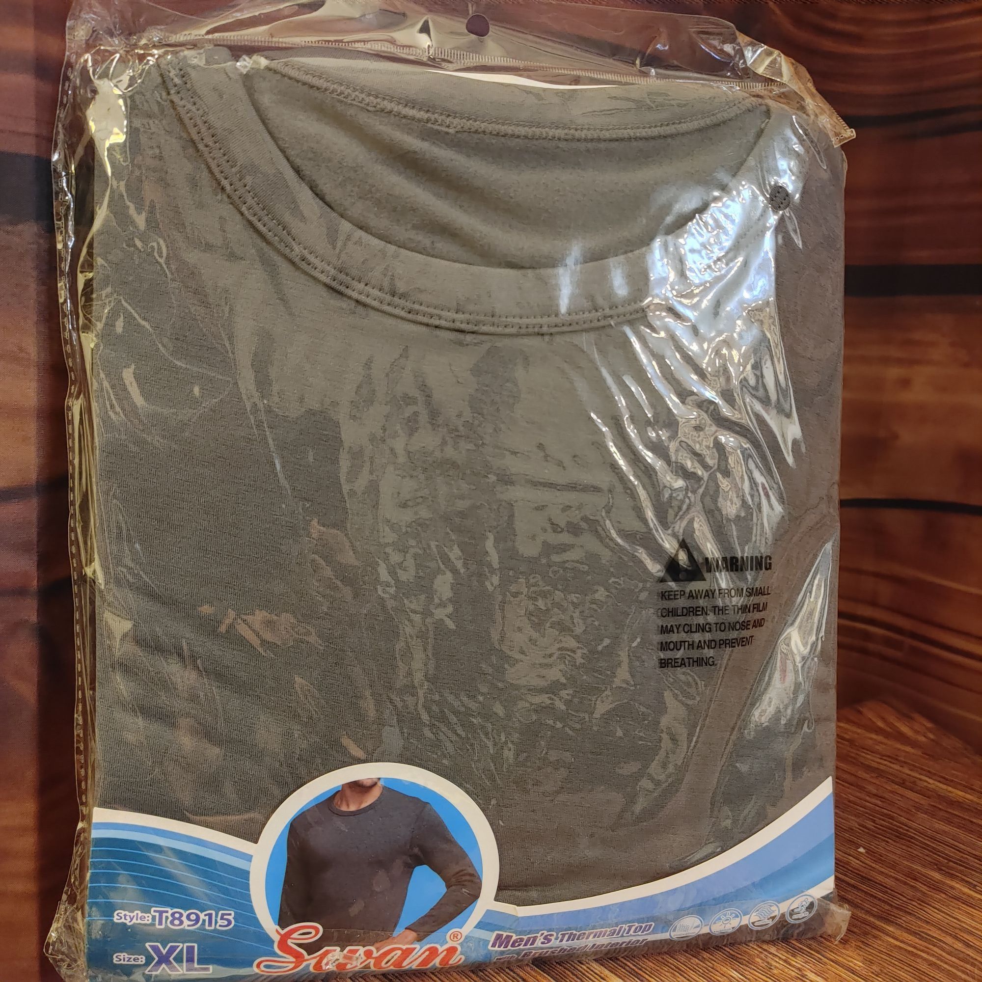 Other Men's Thermal Top Brushed Slate Gray Long Sleeve Packaged To Size US XL / EU 56 / 4 - 3 Thumbnail