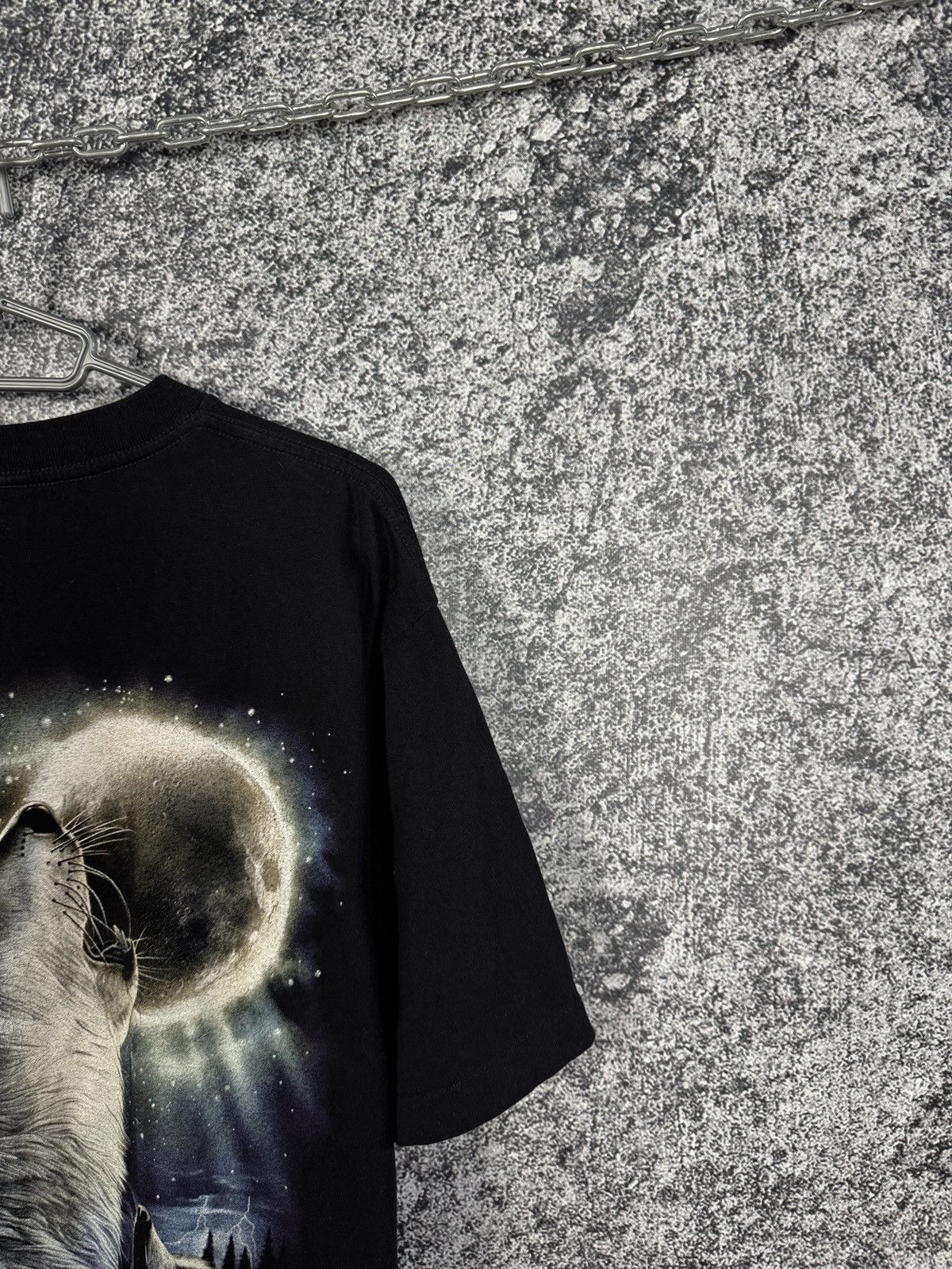 Band Tees Vintage Rock Eagle Wolf Moon Lightning Overprint Tee XL Size US XL / EU 56 / 4 - 10 Thumbnail