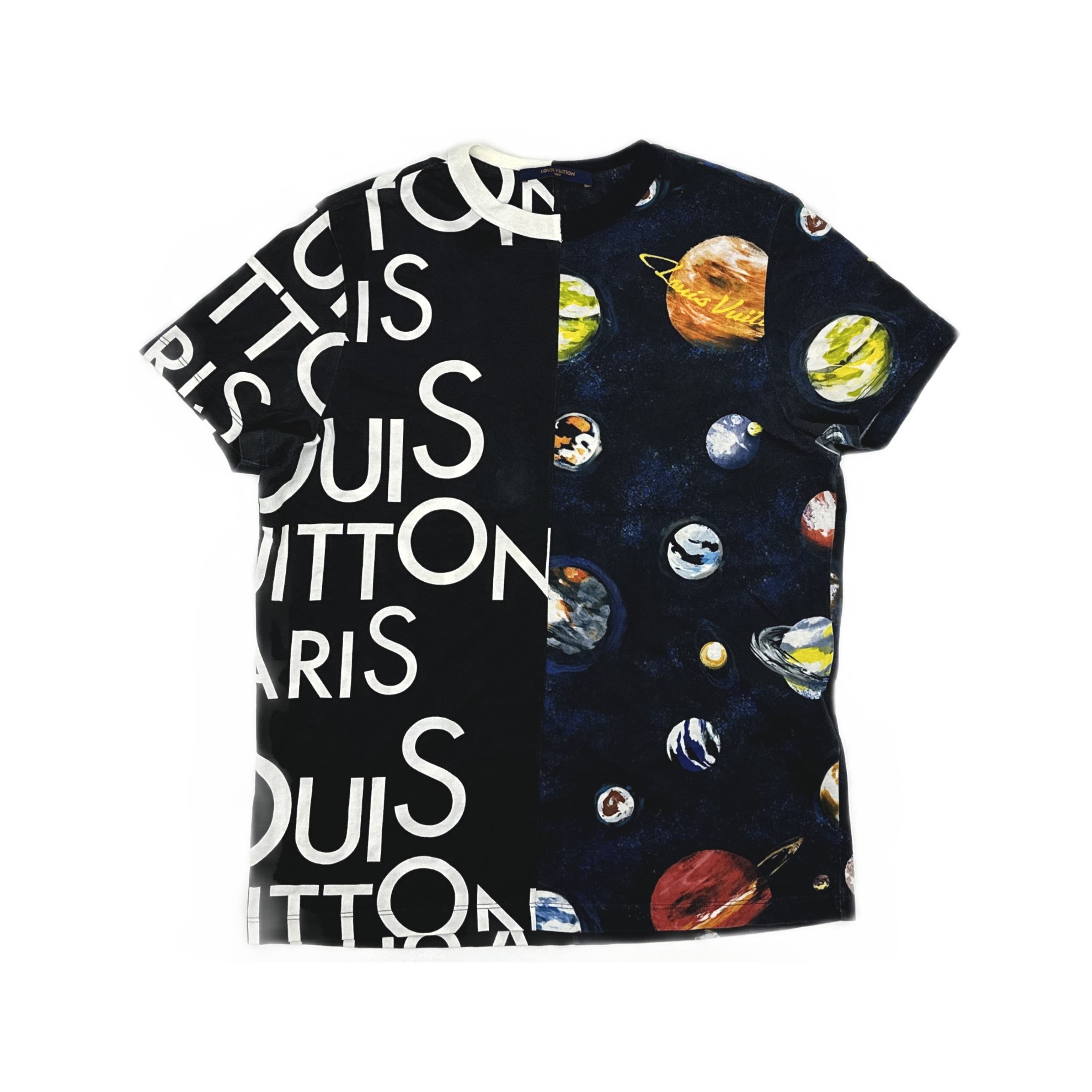 Louis Vuitton Louis Vuitton Galaxy Split Logo T-Shirt XS Size US XS / EU 42 / 0 - 1 Thumbnail