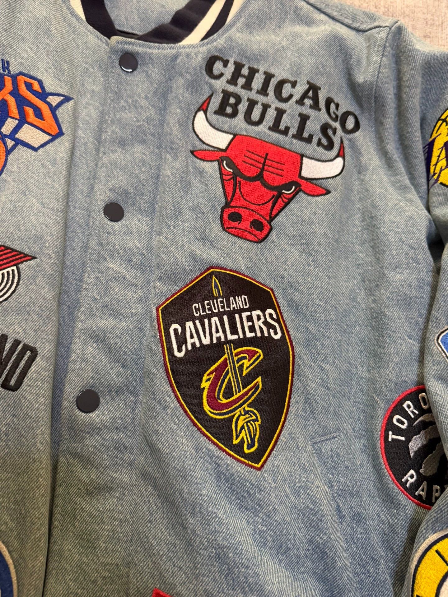 Supreme Supreme NBA Denim Blue Bomber Jacket M Size US M / EU 48-50 / 2 - 4 Thumbnail