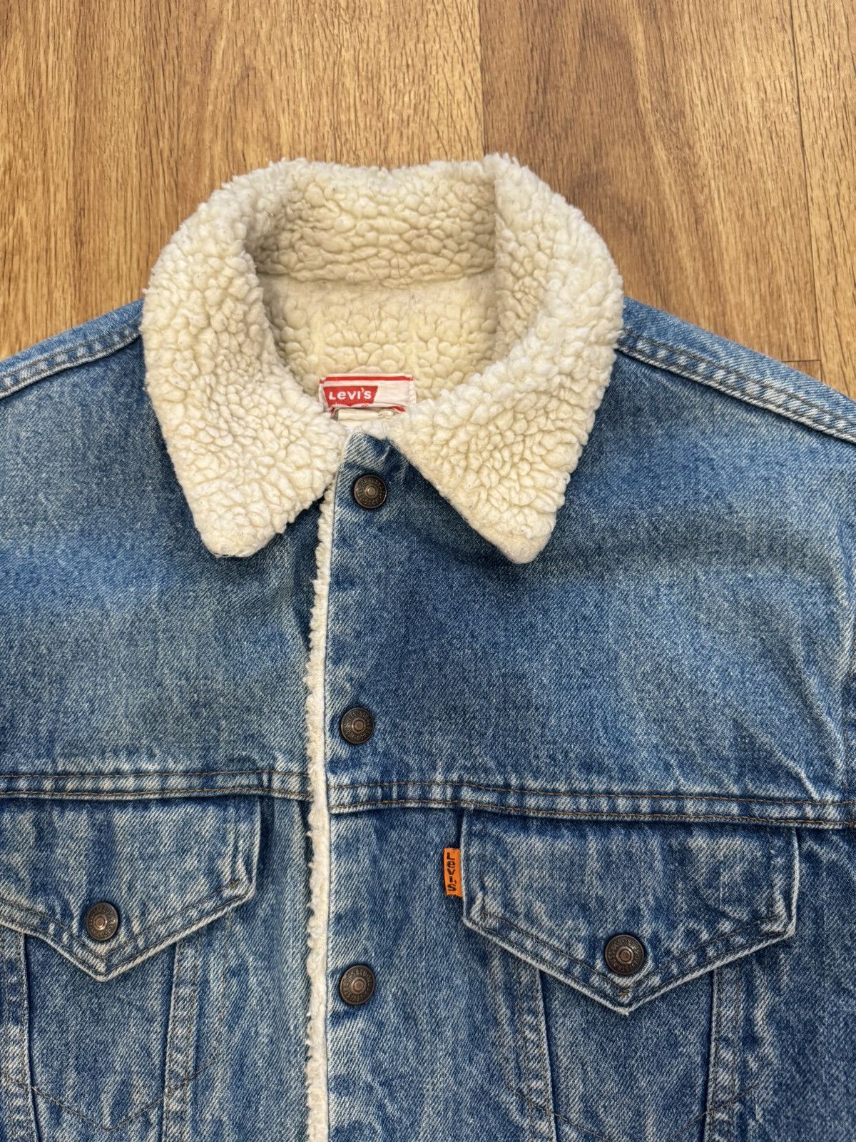 Levi's × Vintage Levis 70s Orange Tab Sherpa Size US L / EU 52-54 / 3 - 2 Thumbnail