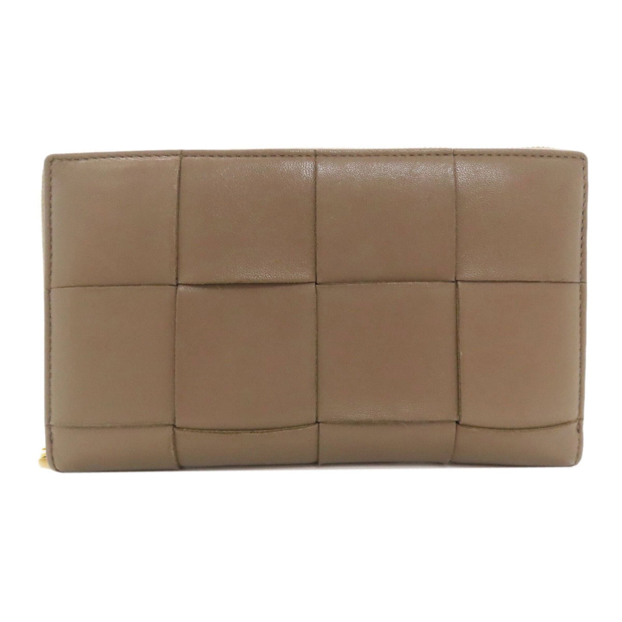 Bottega Veneta Bottega Veneta Maxi Intrecciato Long Wallet, Leather, Women's BOTTEGA VENETA Size ONE SIZE - 1 Thumbnail