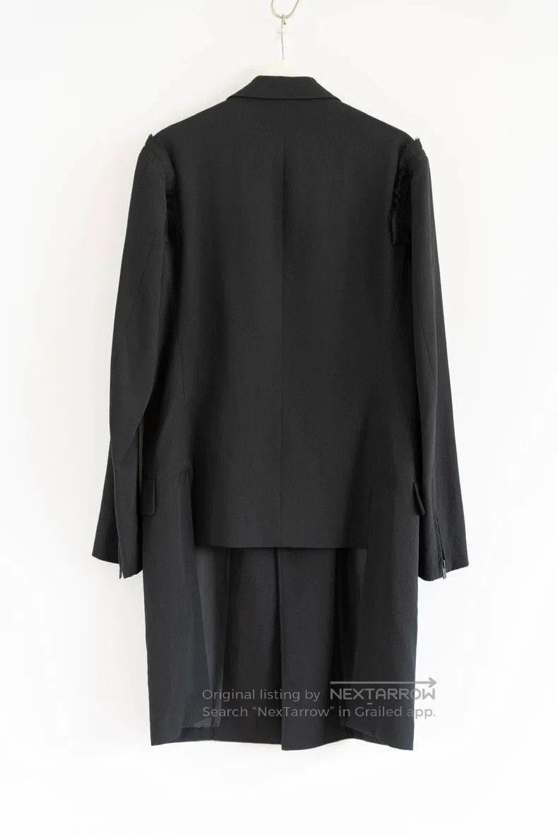 Yohji Yamamoto Yohji Yamamoto 18AW Ruffled Zip Long Blazer. Size US S / EU 44-46 / 1 - 2 Thumbnail