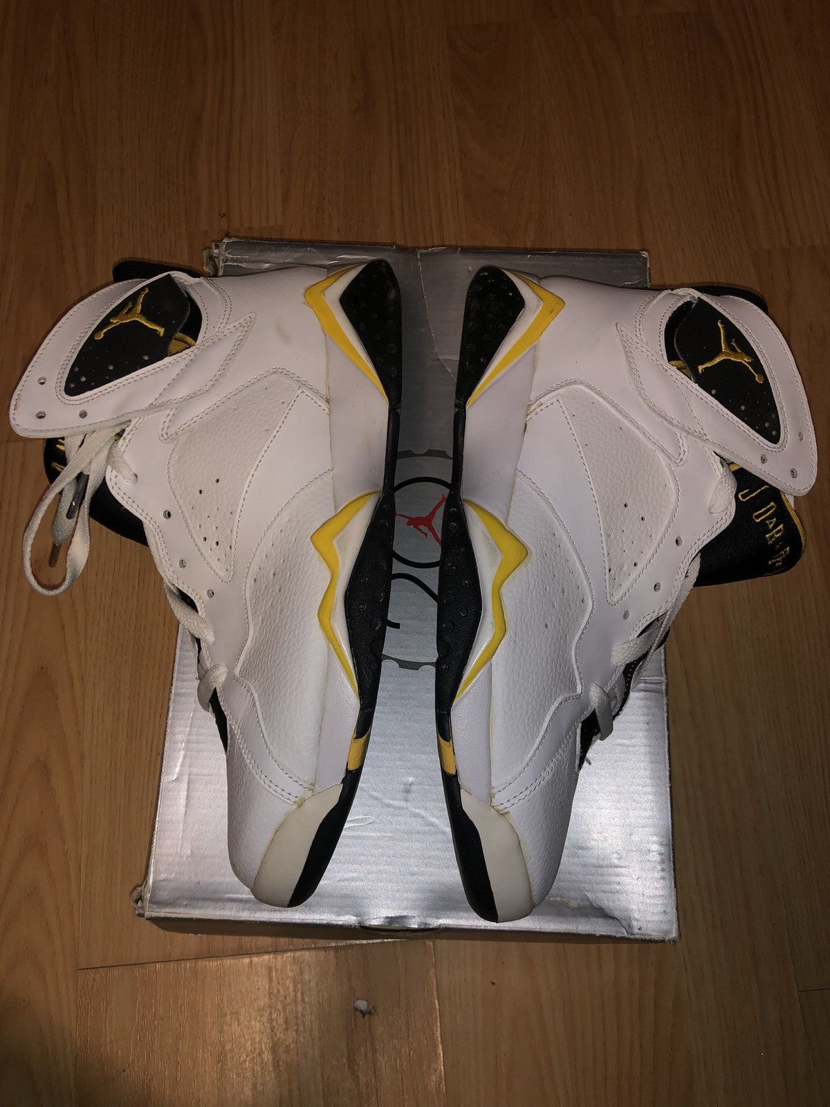 Nike Air Jordan 7 Retro Varsity Yellow Size - 10 Size US 10 / EU 43 - 6 Thumbnail