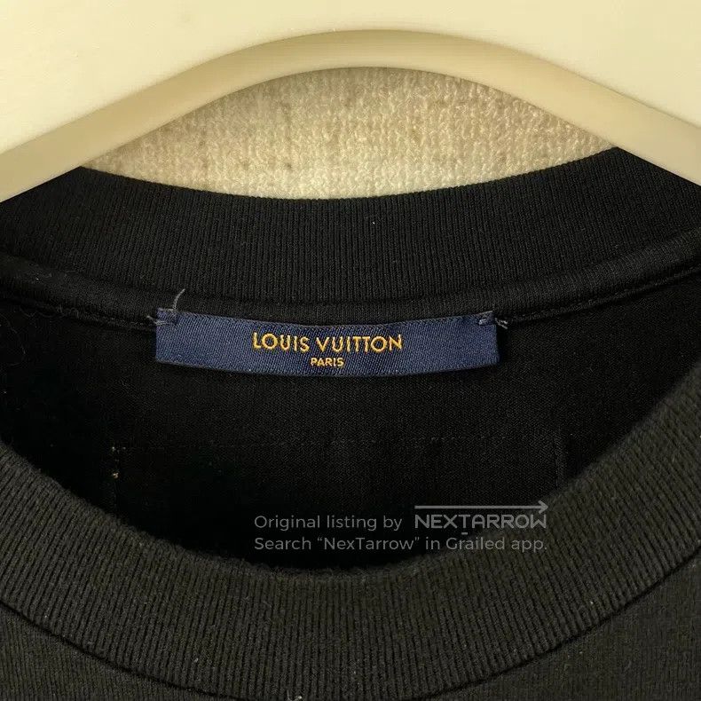 Louis Vuitton Louis Vuitton Letter Logo printed round neck short sleeve Size US XL / EU 56 / 4 - 4 Thumbnail