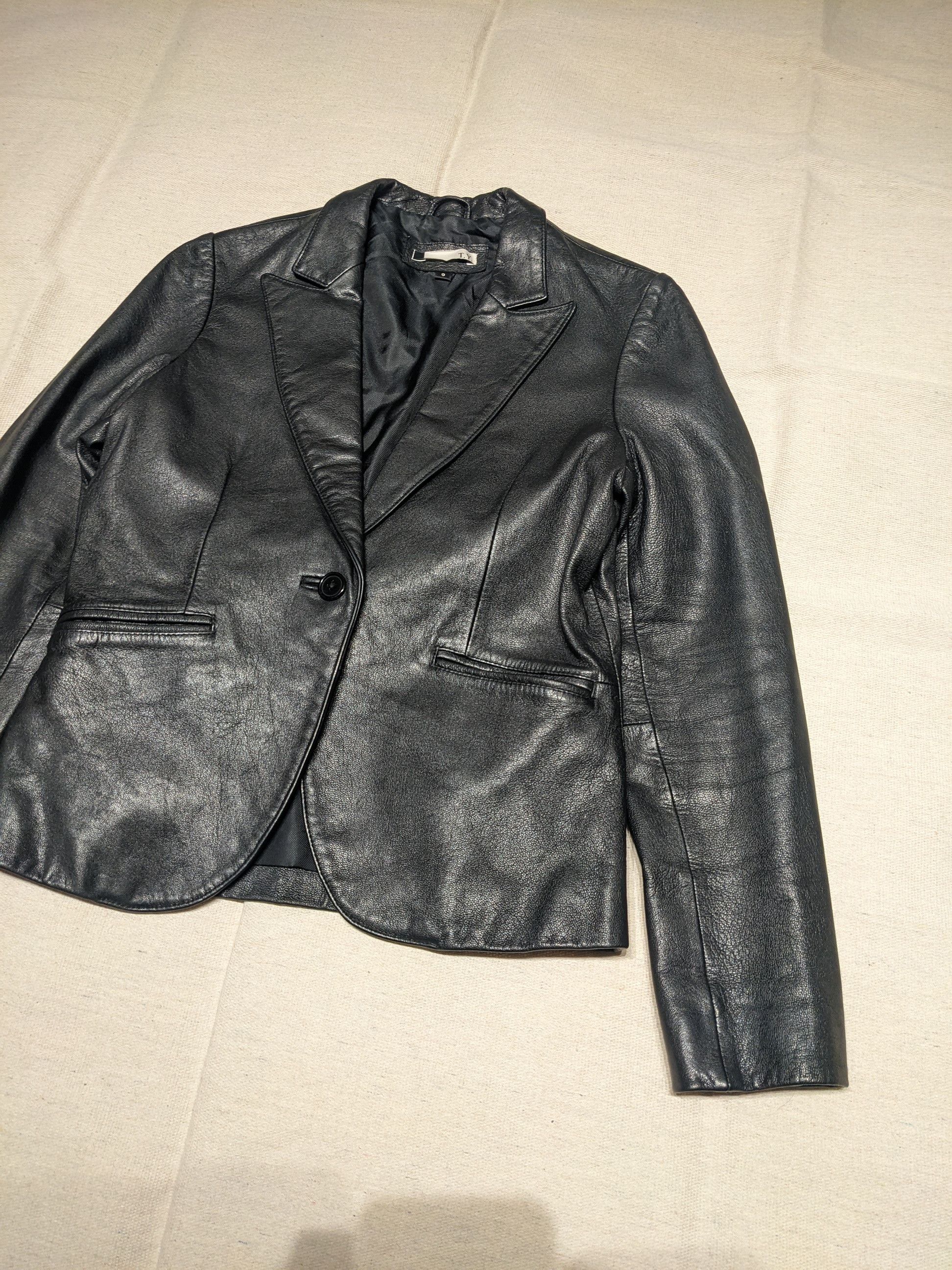 Other Vintage T.Y. Tokio Yoshikawa Leather Blazer women's xs Size XS / US 0-2 / IT 36-38 - 2 Thumbnail