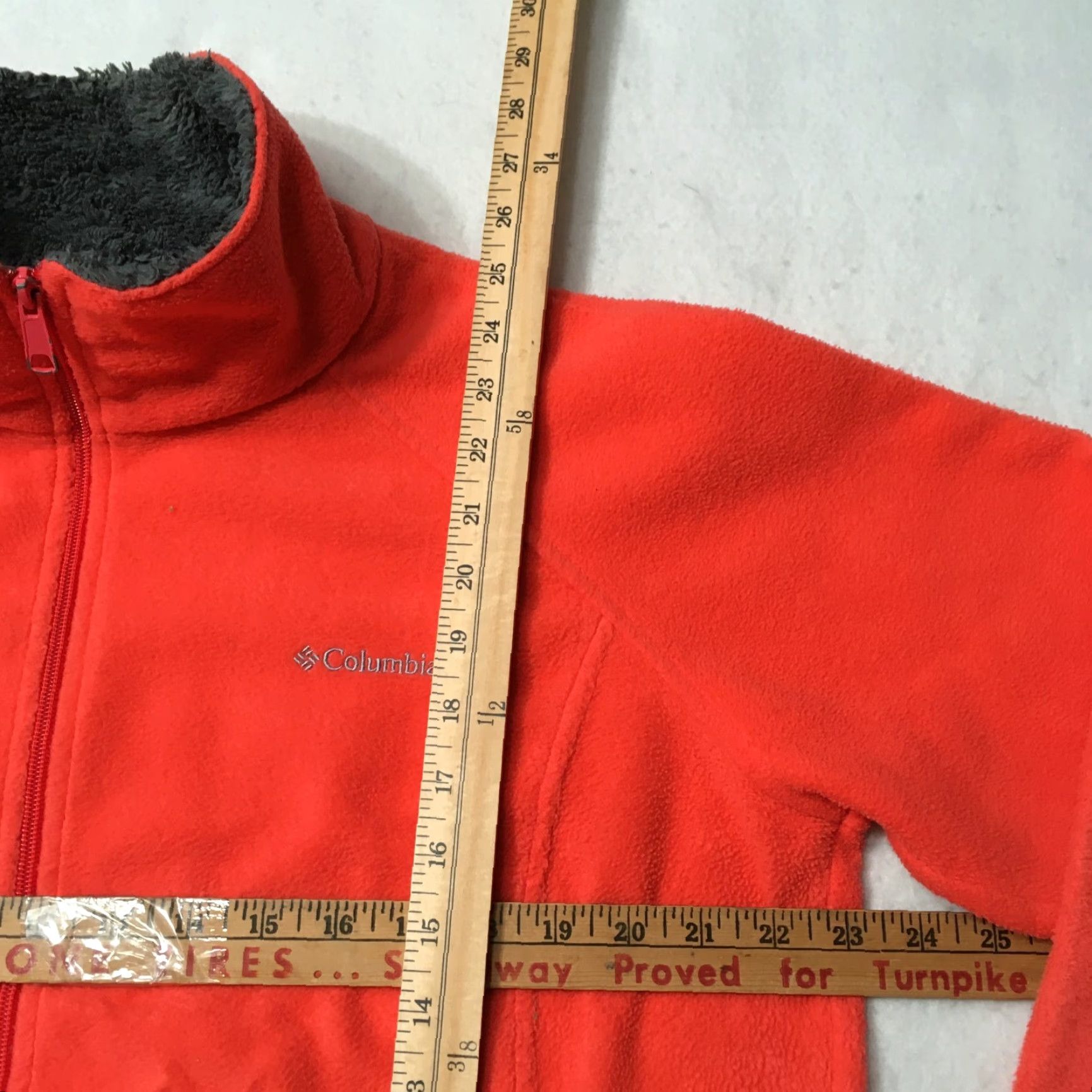 Pinko Columbia Jacket Womens XL Full Zip Long Sleeve Outdoors Fleece pink orange Size XL / US 12-14 / IT 48-50 - 6 Thumbnail