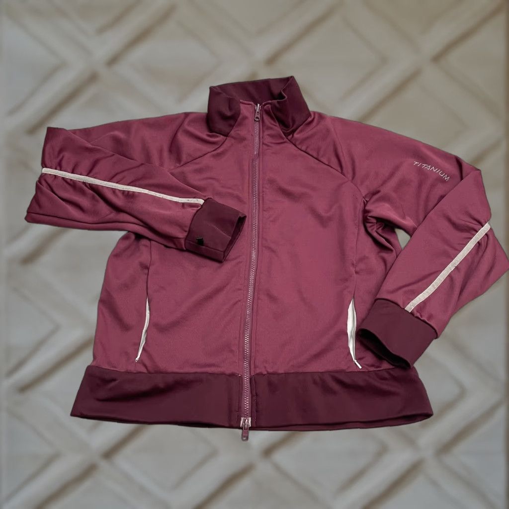 Vintage Columbia Titanium Interchange Jacket Womens Large Red Full Zip Pockets Outdoor Seasonal Outdoor Size L / US 10 / IT 46 - 1 Thumbnail