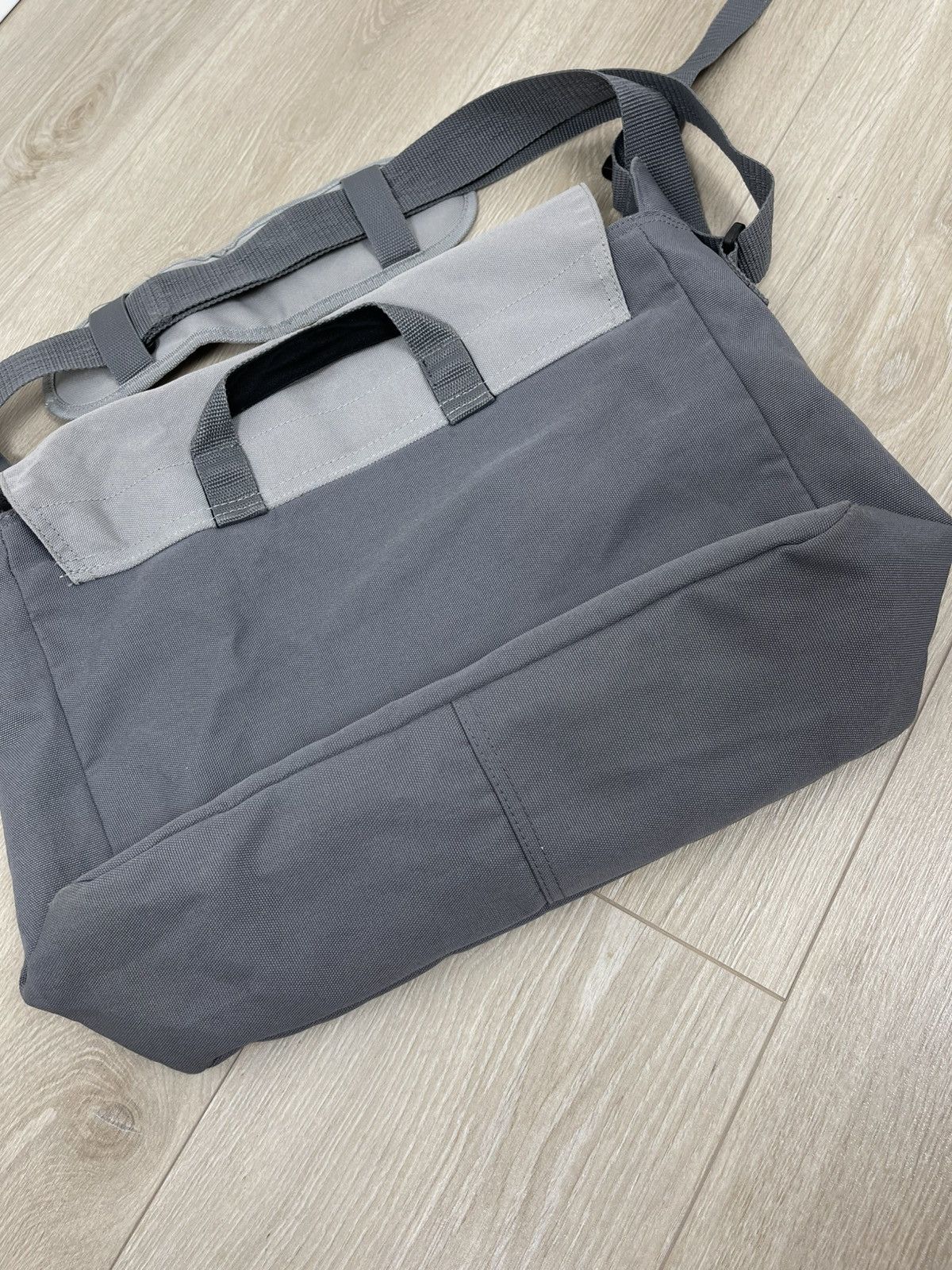 Nike × Vintage Y2k Vintage Nike Messenger Bag Drill Streetwear Size ONE SIZE - 7 Thumbnail