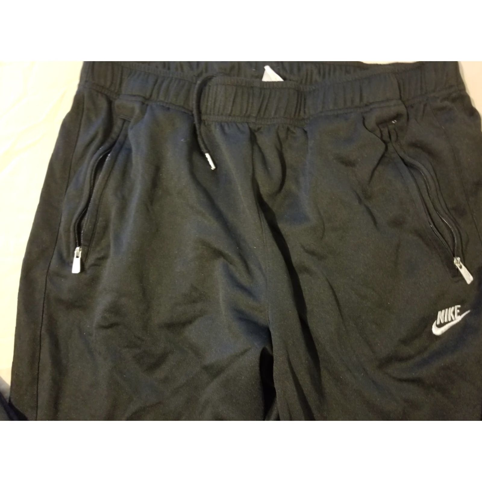 Nike Nike Pants Mens M Medium Black Athletic Gym Workout Dri-FIT Sweatpants Sports Straight Regular Size US 31 - 4 Thumbnail