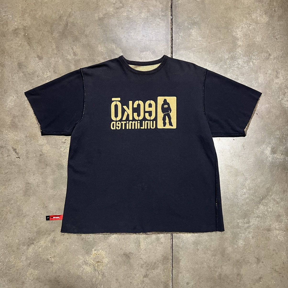 Ecko Unltd. Vintage Ecko Unltd Reversible Graphic T shirt Mesh Skater Size US L / EU 52-54 / 3 - 1 Thumbnail