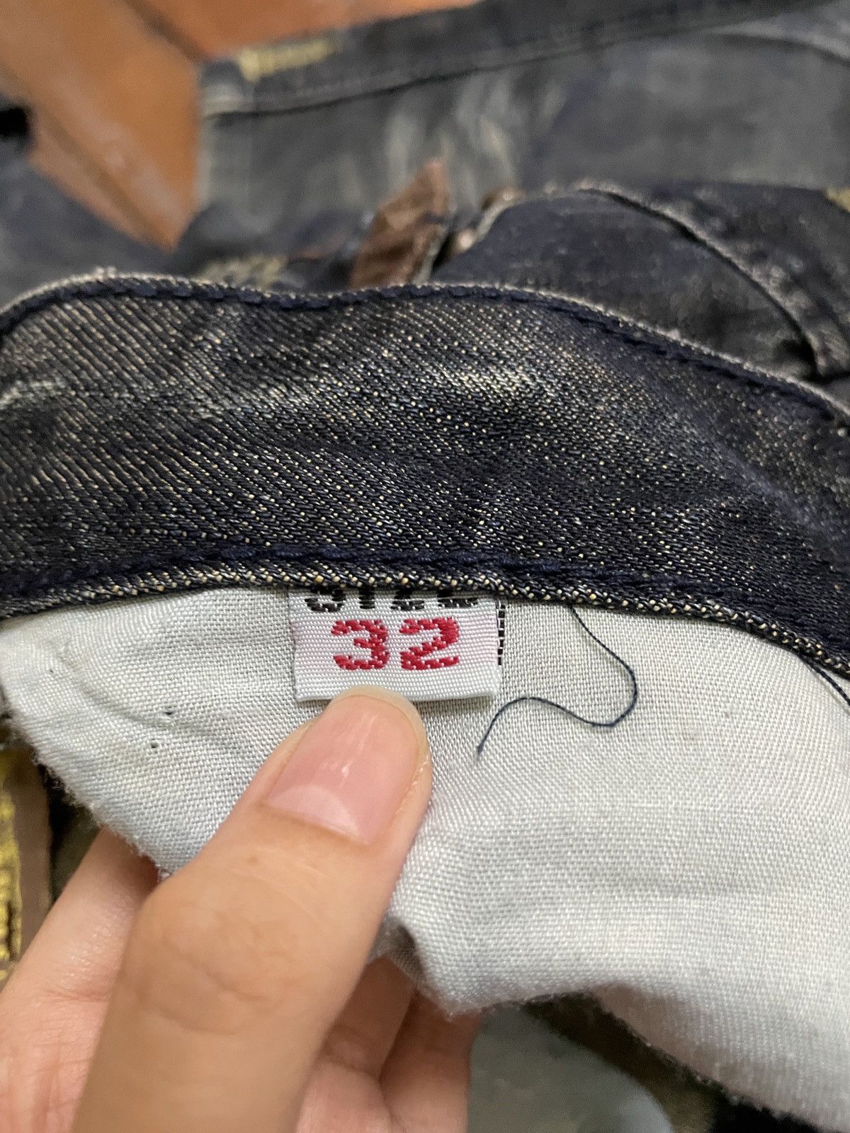 If Six Was Nine Very Rare Vintage Brand TSL Ripped Tactical Jeans 1990s Size US 32 / EU 48 - 12 Thumbnail