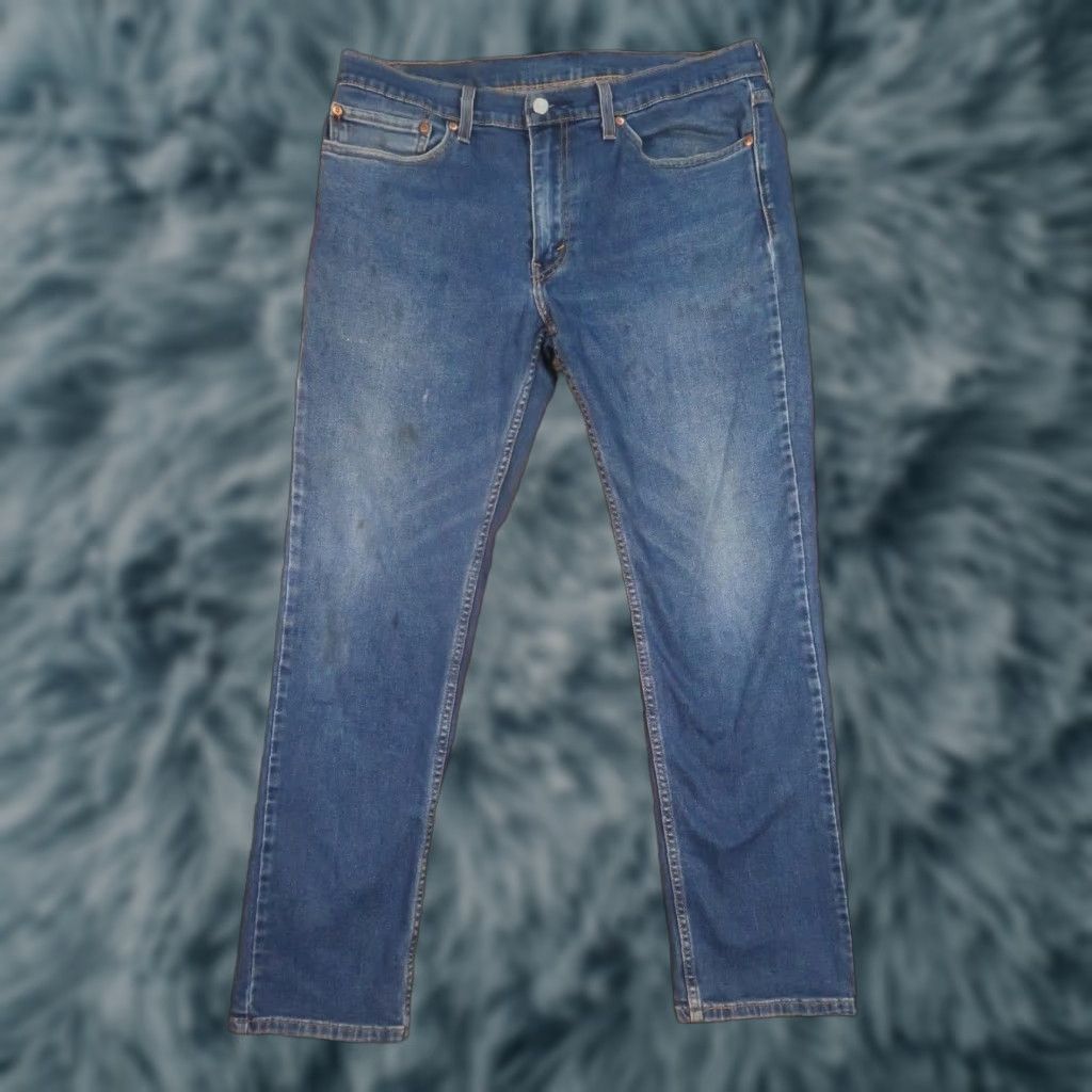 Levi's LEVI'S 511 Slim Fit Jeans 34x30 Denim Blue Men Regular 34 Stretch Zipper Cotton Blend Medium Wash 511 slim fit Size US 34 / EU 50 - 1 Thumbnail