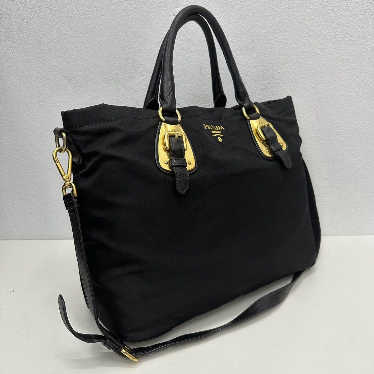 Prada ‼️LASTDROP‼️ AUTHENTIC PRADA TESSUTO CALF TOTE WITH LONG STRAP Size ONE SIZE - 5 Thumbnail