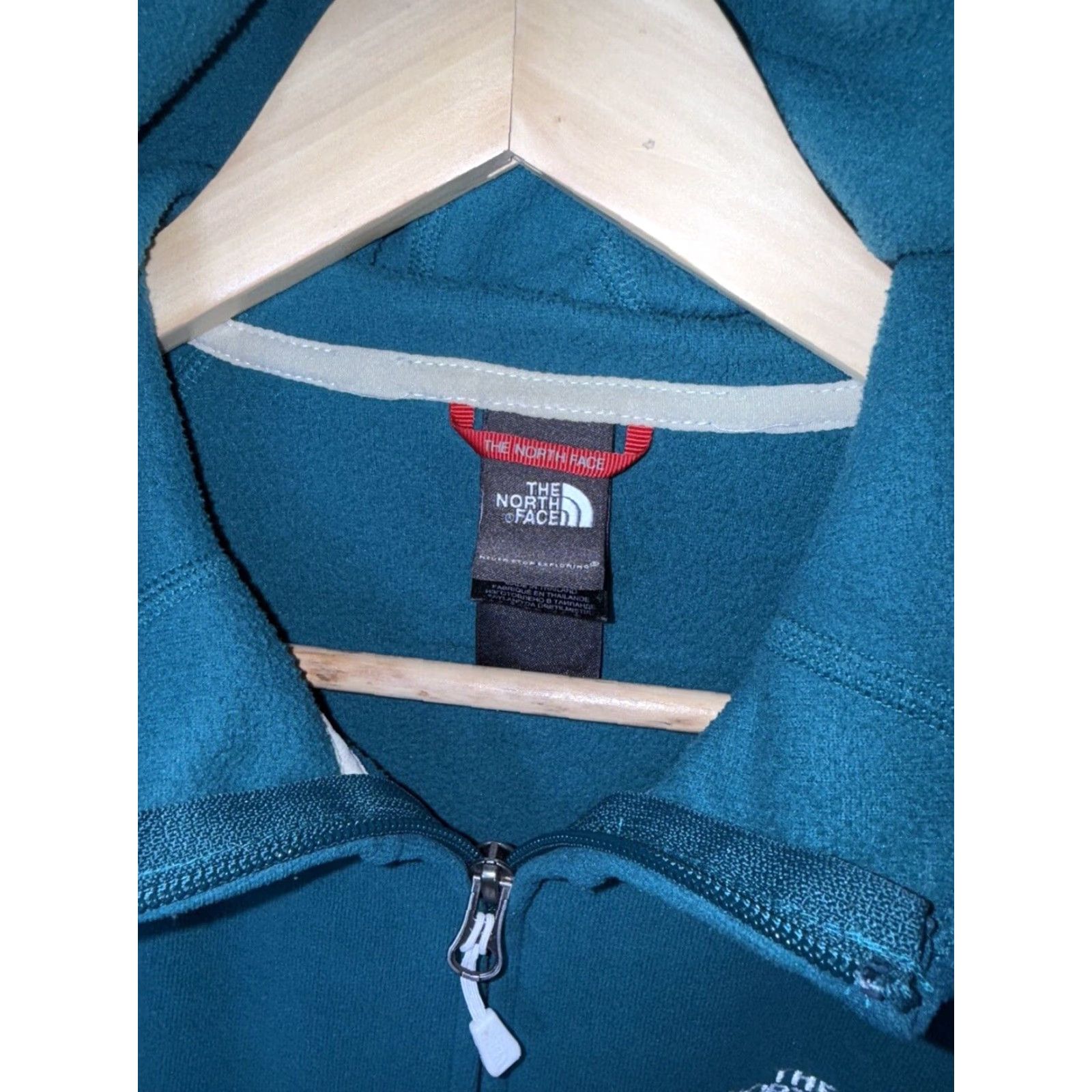 The North Face The North Face Hoodie Full Zip Fleece Womens M Green Womens Size M / US 6-8 / IT 42-44 - 6 Thumbnail