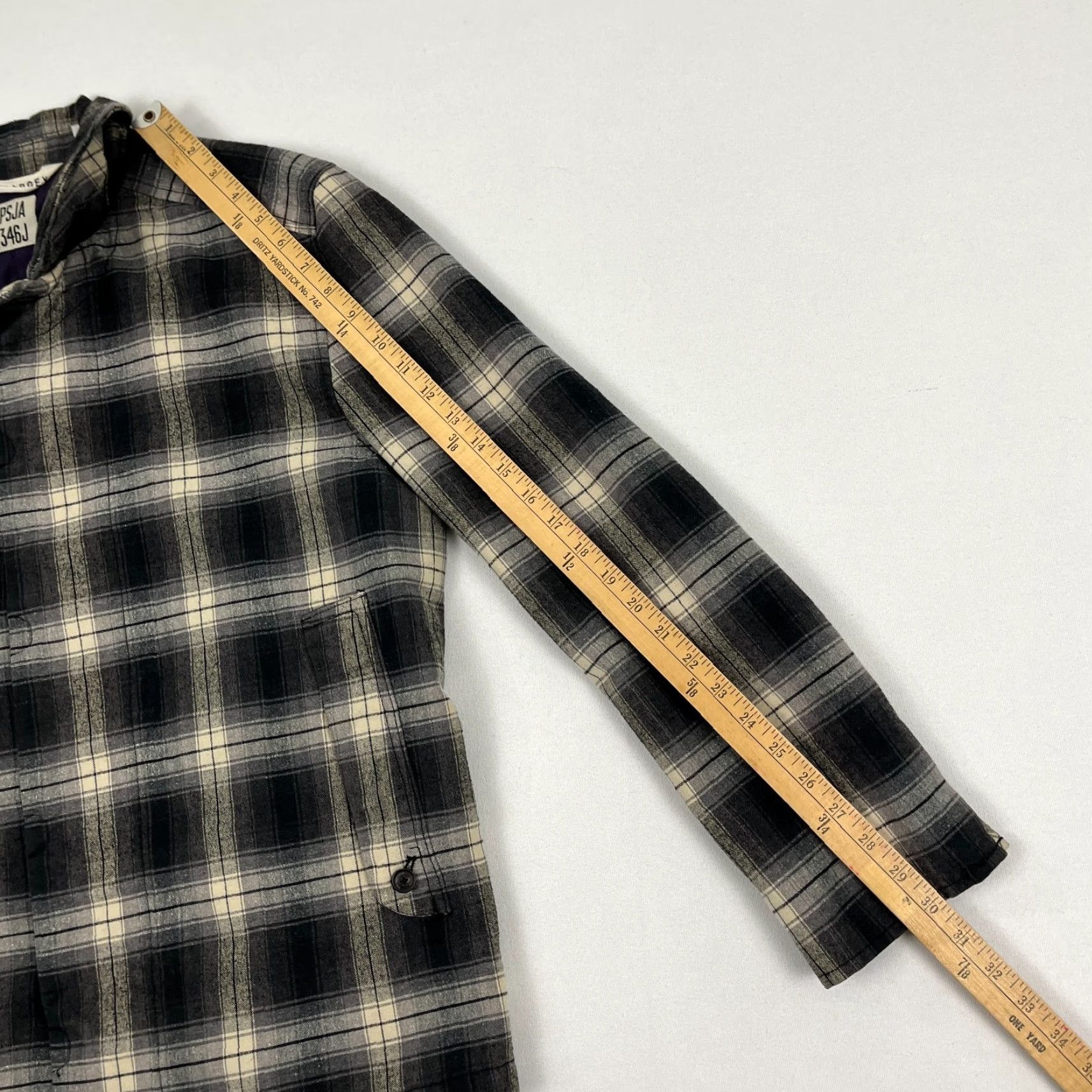Paul Smith Paul Smith PS Falconer Jacket Mens XL Plaid Wool Lined Black Brown Quilted Overcoat Size US XL / EU 56 / 4 - 6 Thumbnail