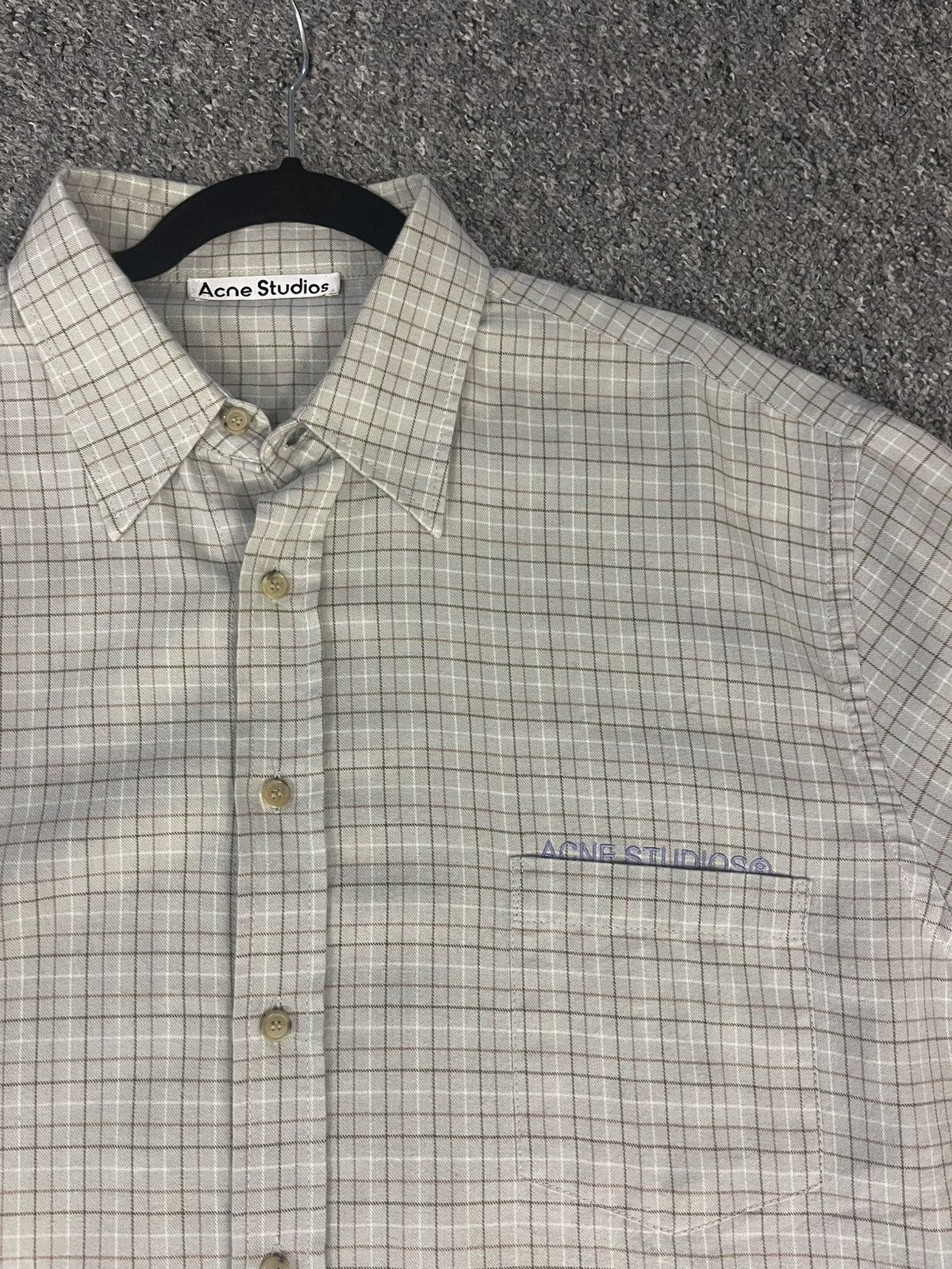 Acne Studios Acne studios rare super check shirt Size US L / EU 52-54 / 3 - 3 Thumbnail