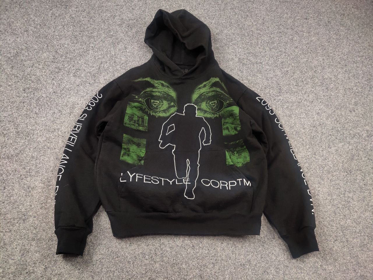 Yeat Yeat 2093 Lyfestyle Corp Surveillance Oversized eye hoodie Size US S / EU 44-46 / 1 - 3 Thumbnail