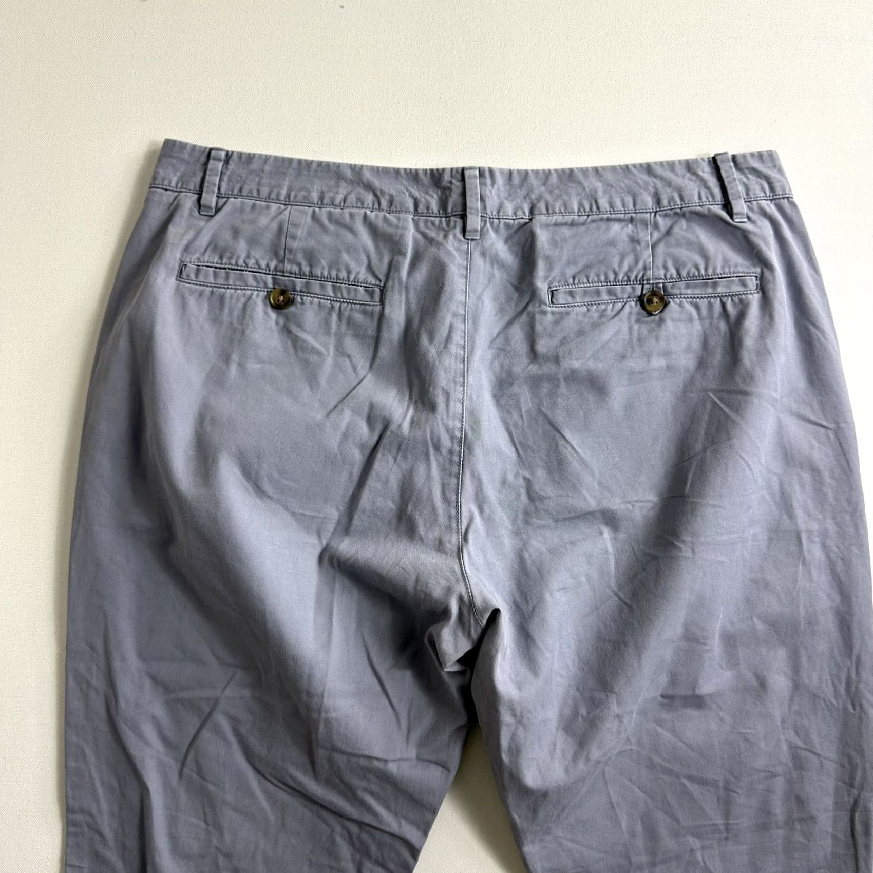 Bonobos Bonobos Slim Fit Chino Pants Mens Size 36x30 Gray Cotton Casual Straight Leg Size US 36 / EU 52 - 4 Thumbnail
