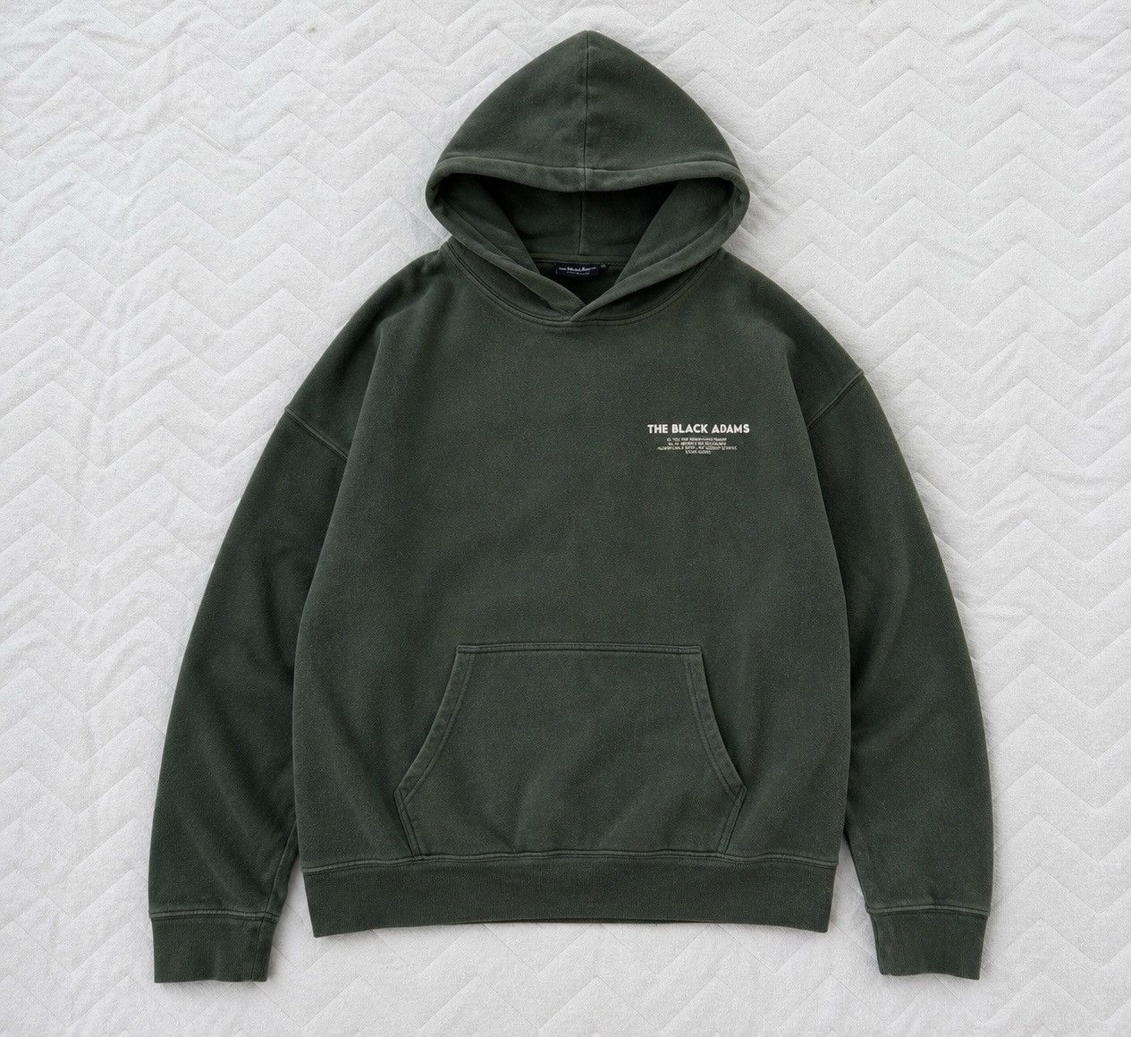 Japanese Brand The Black Adams Skeleton Back Print Hoodie Faded Streetwear Size US M / EU 48-50 / 2 - 6 Thumbnail