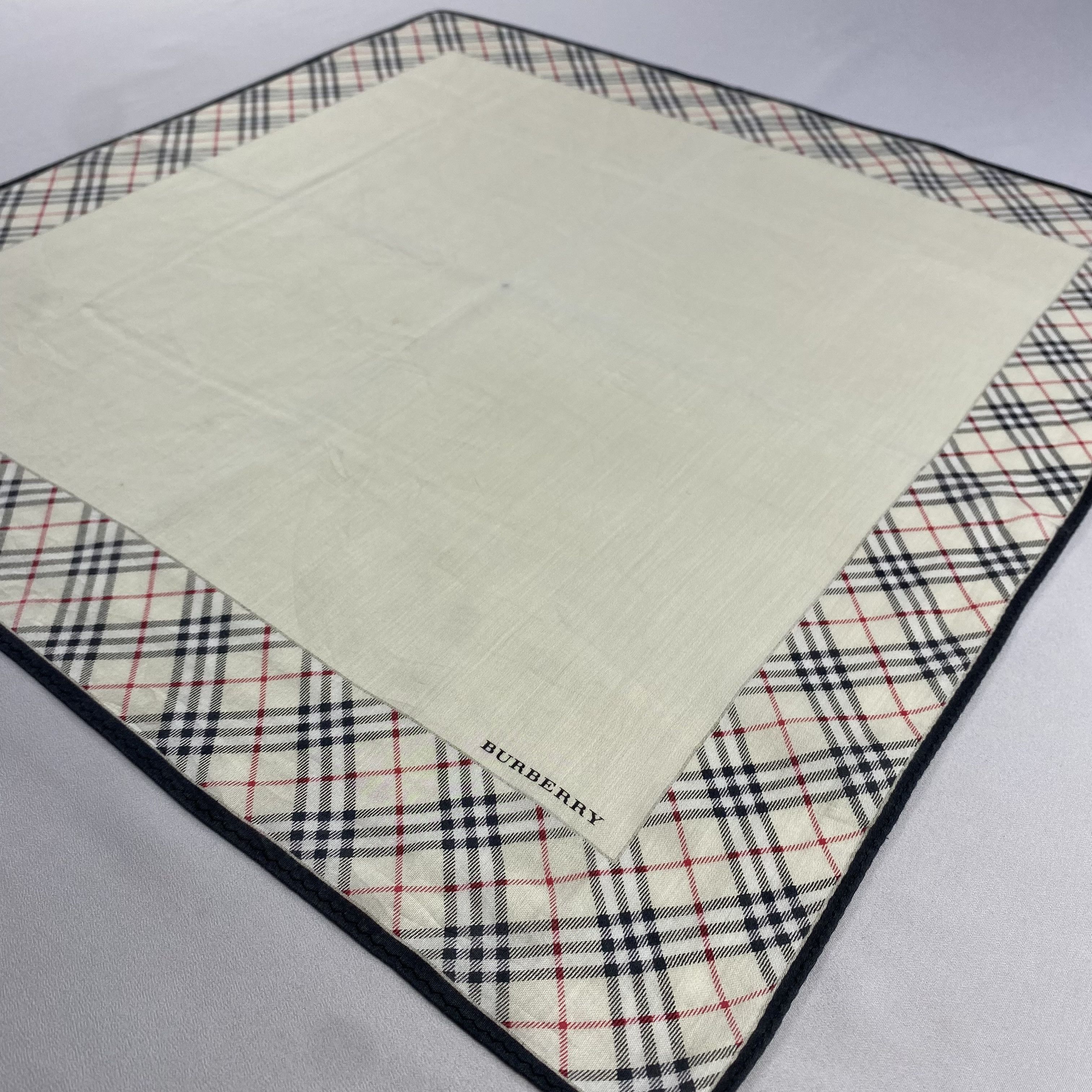 Burberry × Vintage Burberry Handkerchief / Neckerchief / Bandana-P983 Size ONE SIZE - 2 Thumbnail