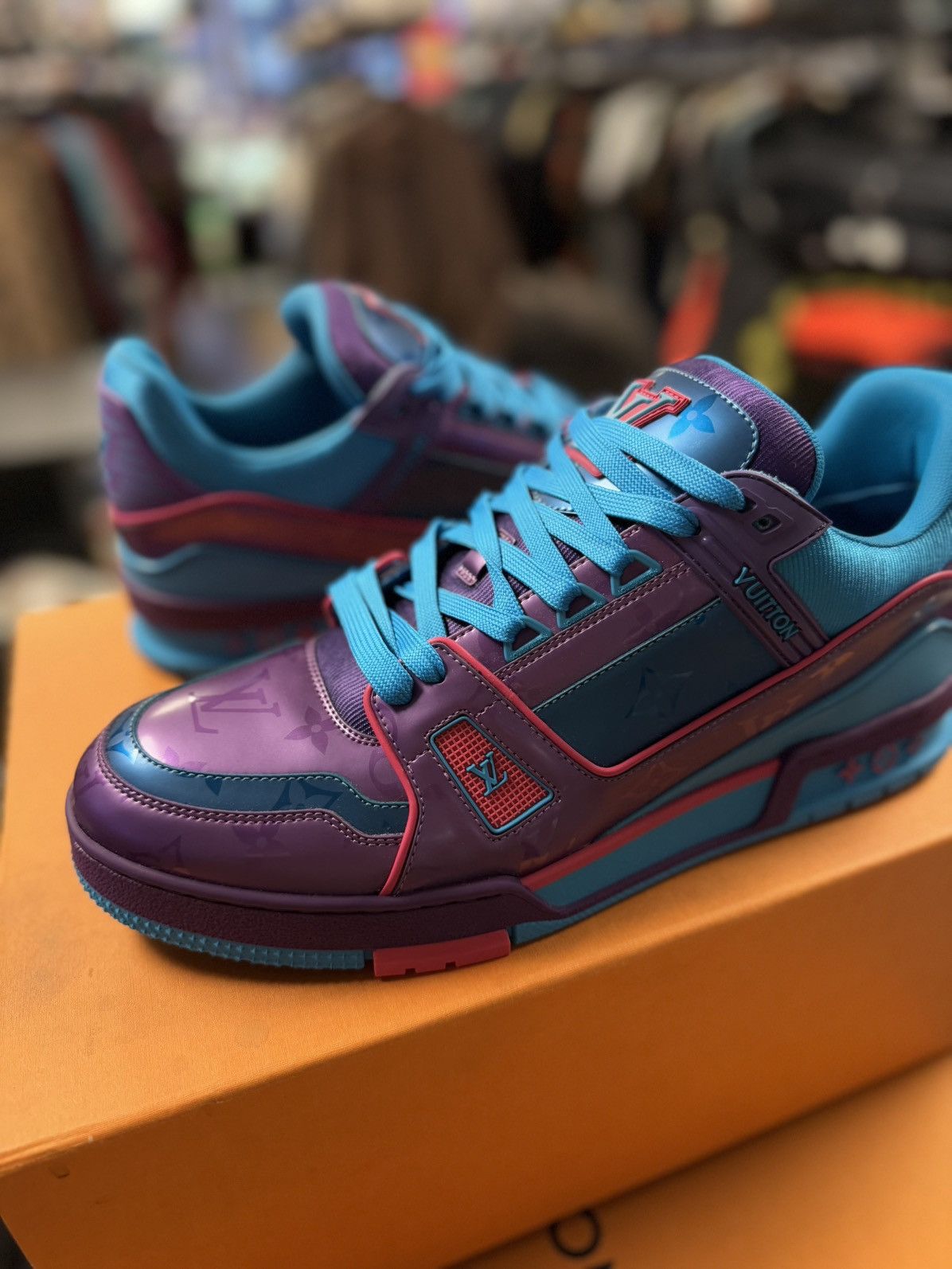 Louis Vuitton Louis Vuitton Virgil Abloh Trainer Colorful Size 9LV/10US Size US 10 / EU 43 - 2 Thumbnail